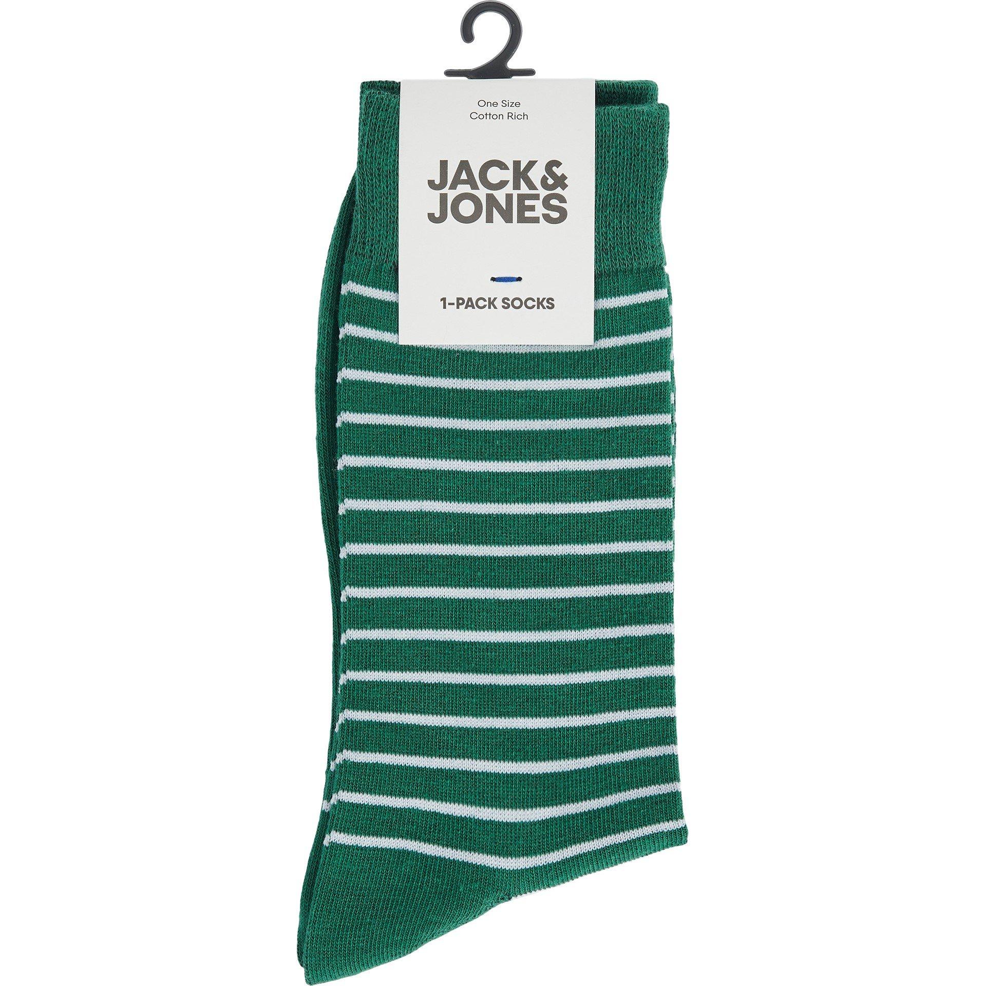 Aventurin - Jack and Jones - Men's Stripe Trainers Socks - 2