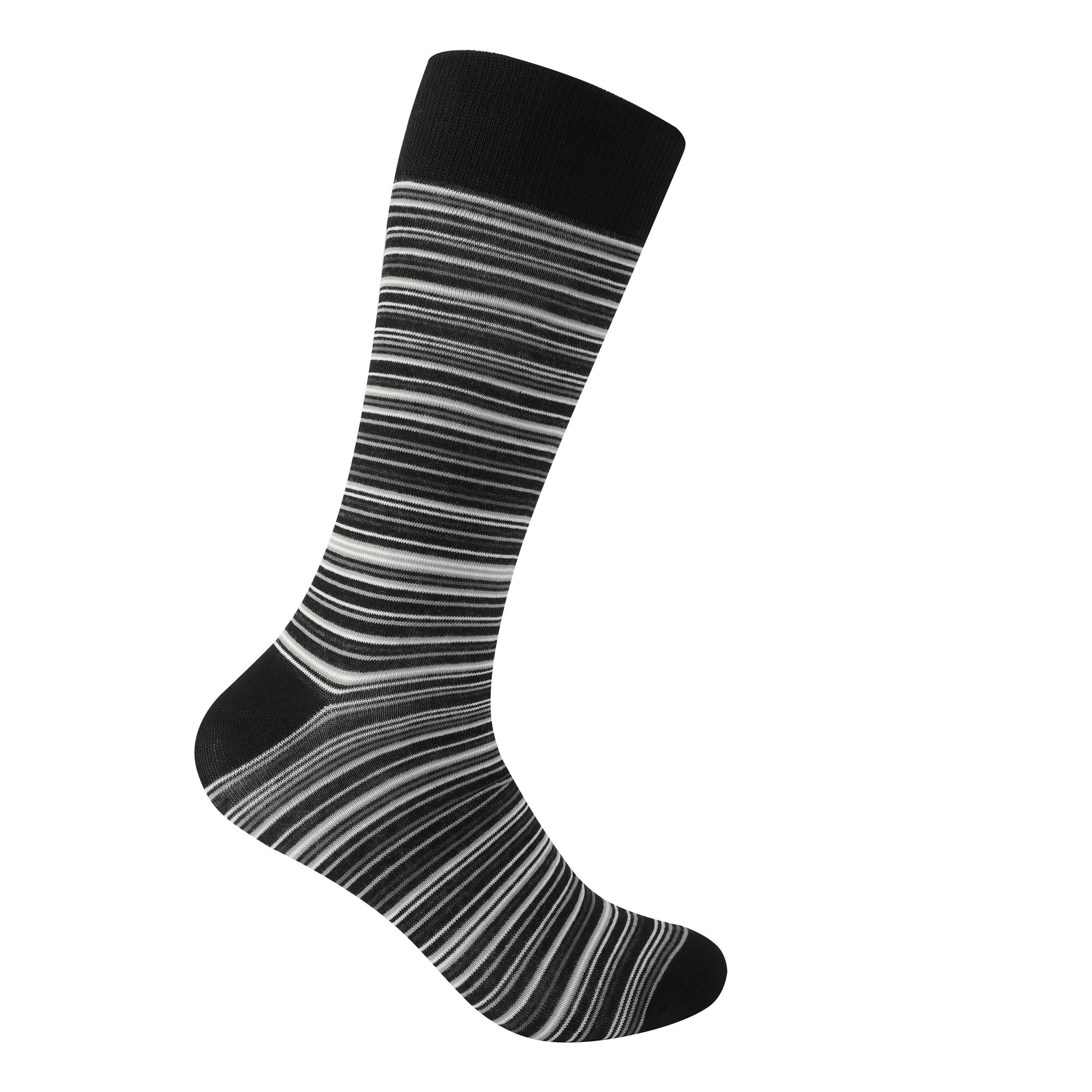 Pin Stripe Asst - Firetrap - 3pk Strip Sock Mens - 4