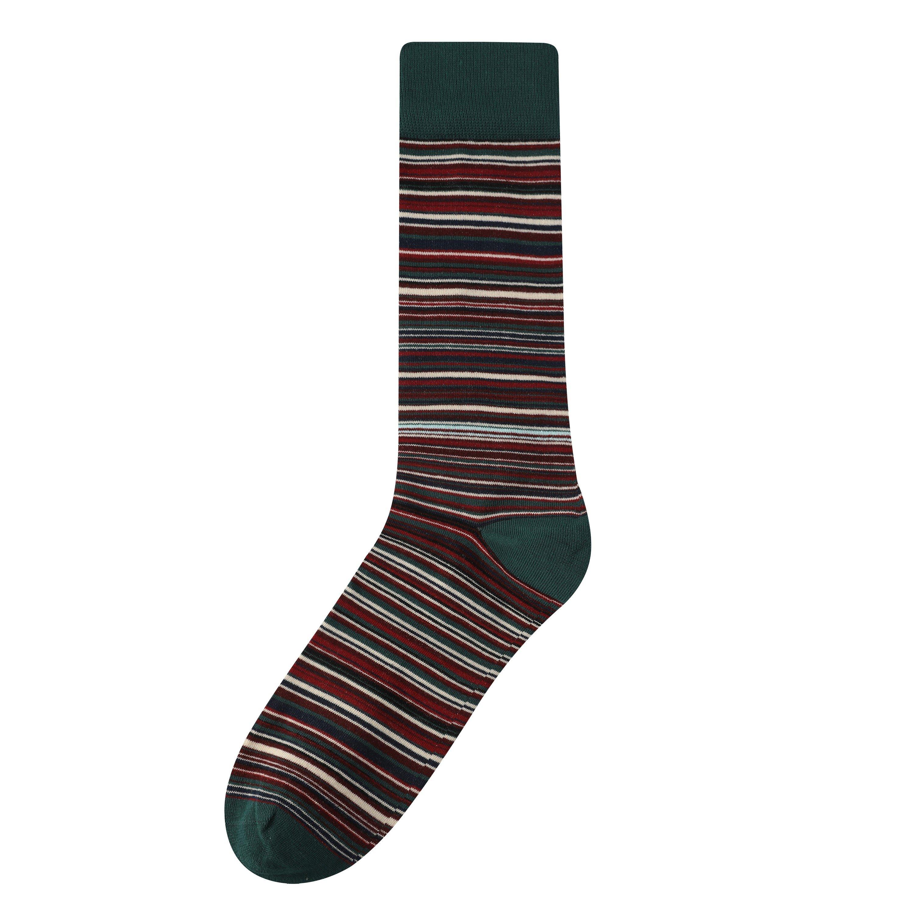 Pin Stripe Asst - Firetrap - 3pk Strip Sock Mens - 5