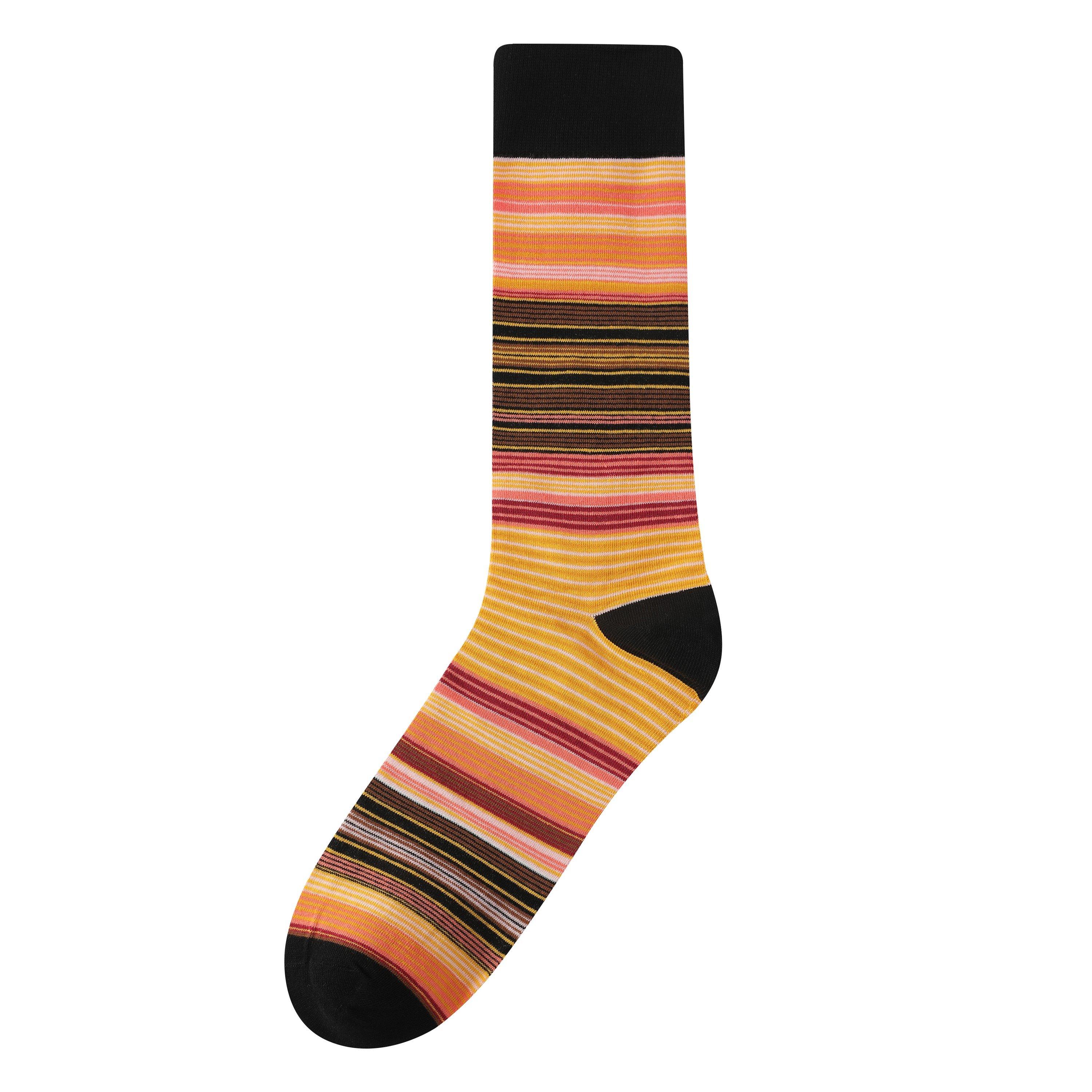 Pin Stripe Asst - Firetrap - 3pk Strip Sock Mens - 6