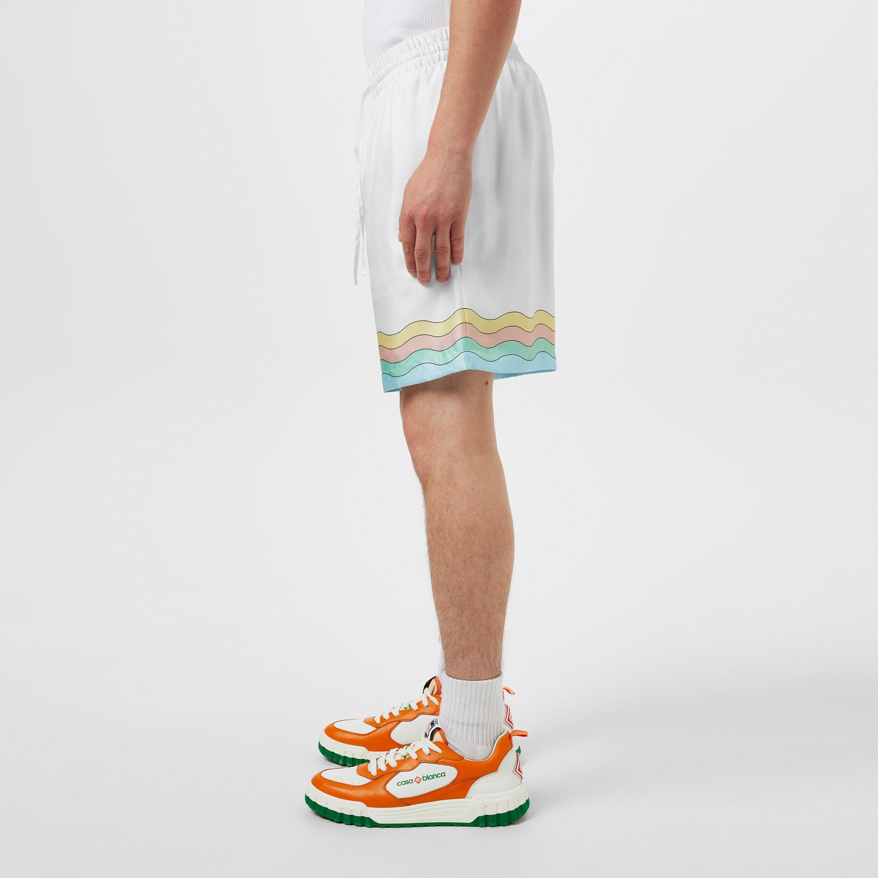 Multi - Casablanca - Men's Maison Woven Tracksuit Shorts - 2