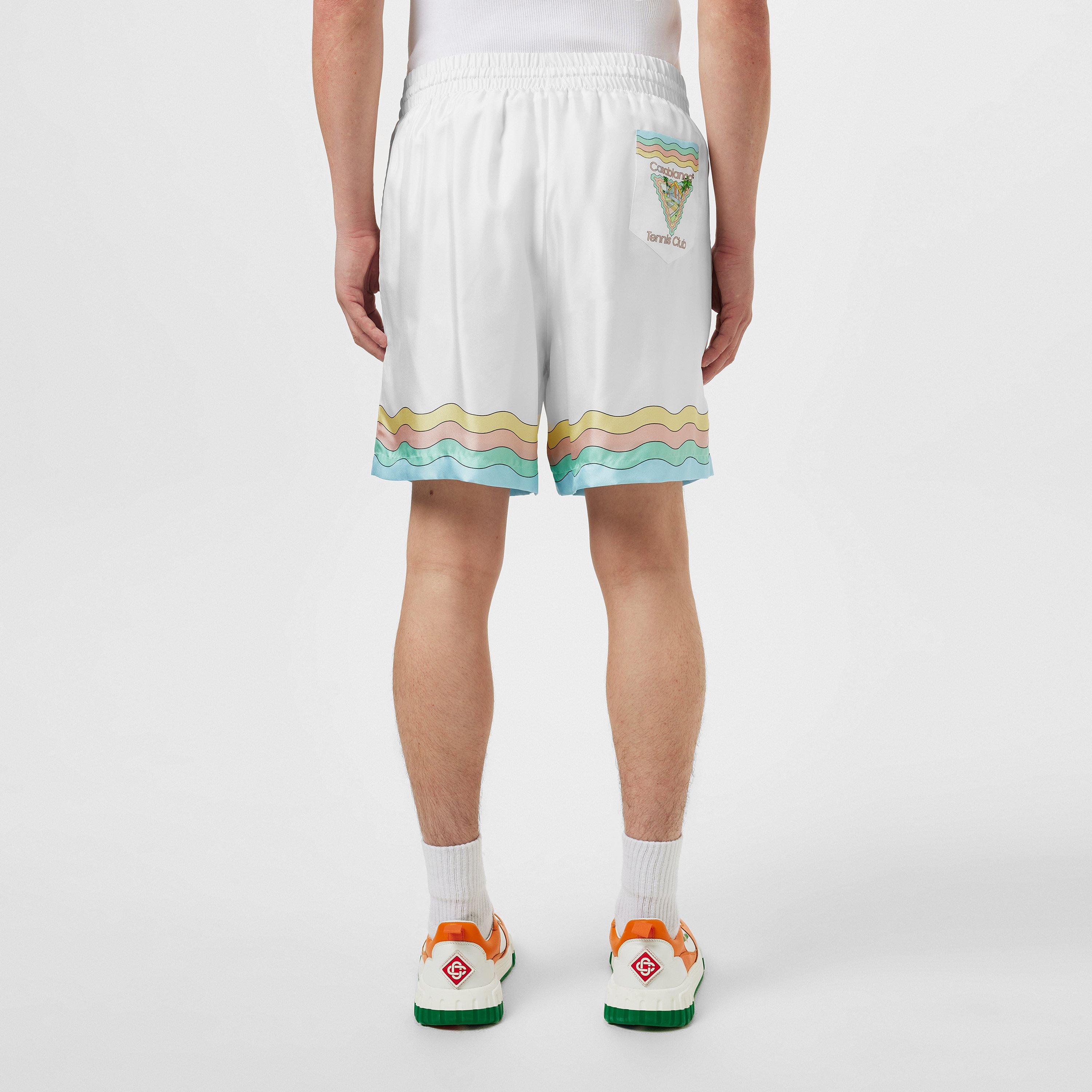 Multi - Casablanca - Men's Maison Woven Tracksuit Shorts - 3