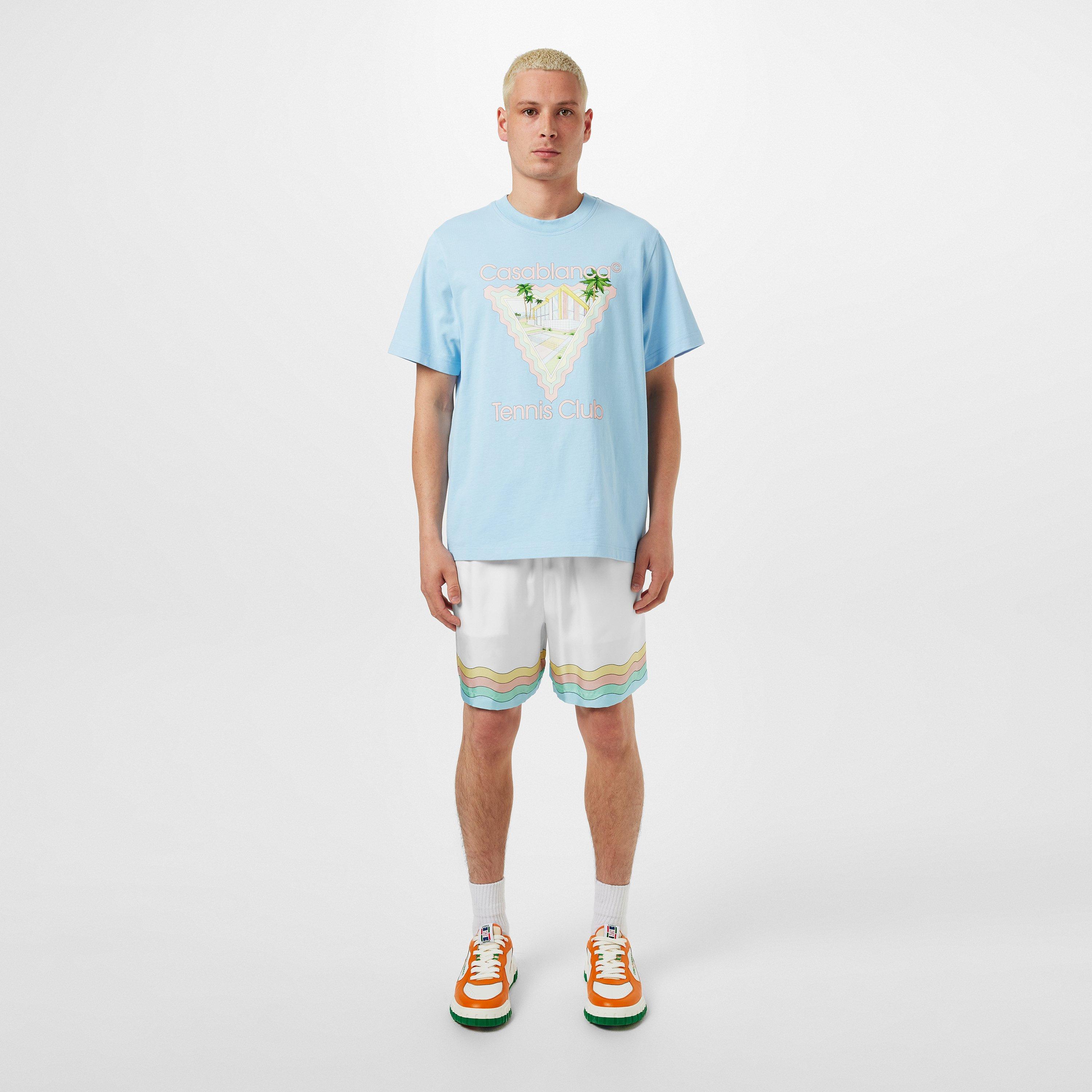 Multi - Casablanca - Men's Maison Woven Tracksuit Shorts - 4