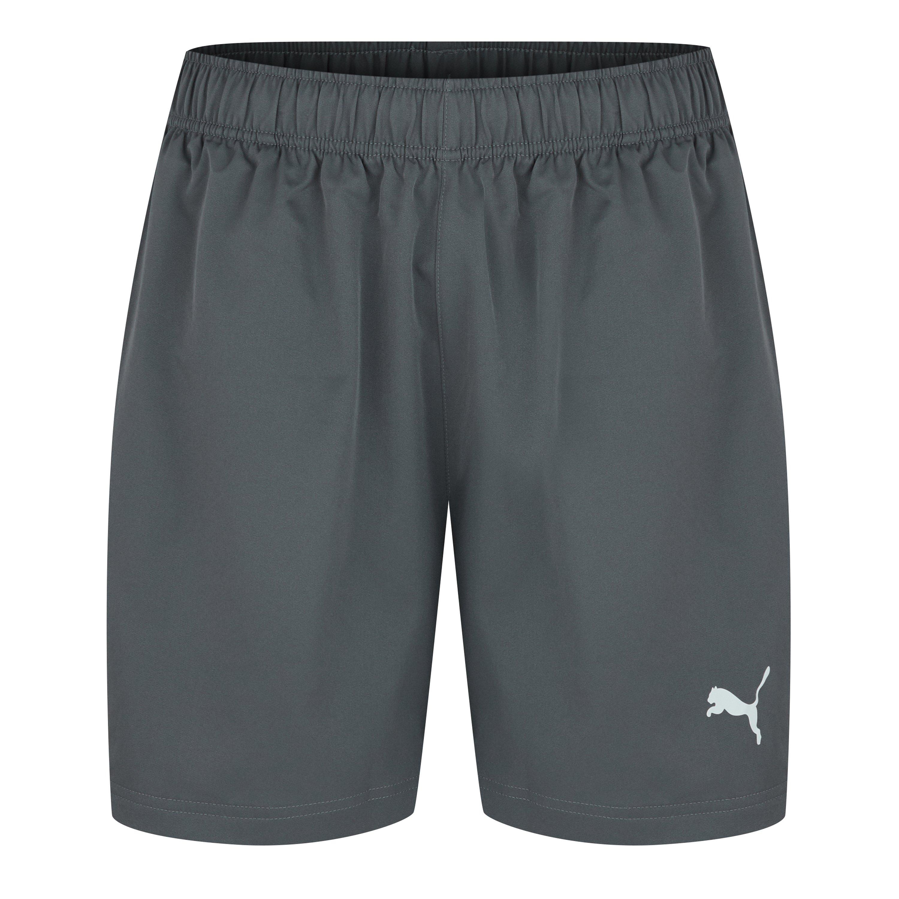 Dark Grey - Puma - Men's Essential Woven Tracksuit Shorts - 1