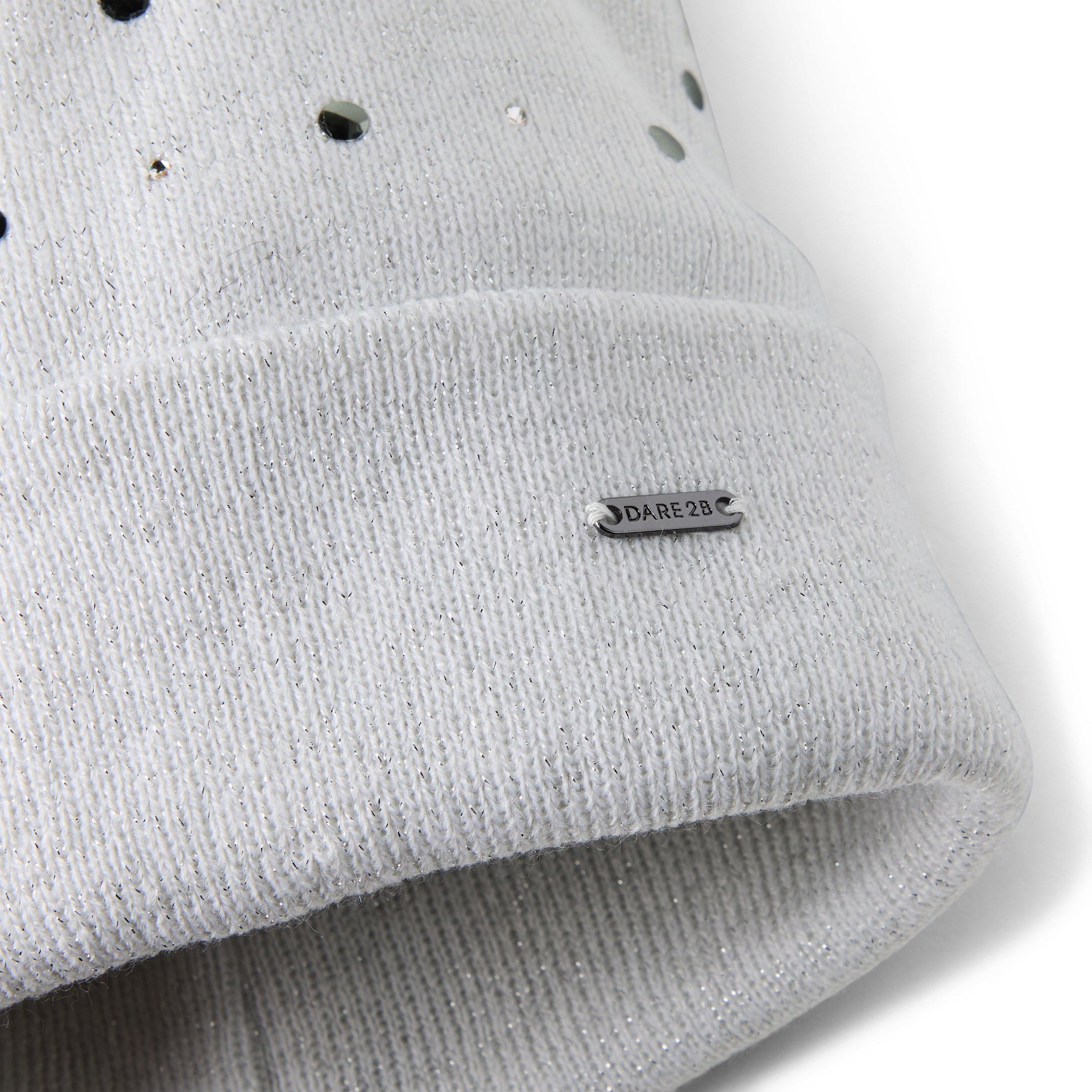 Hvid - Dare 2b - Dare2B Bejewelled Hat and Glove Set - 3