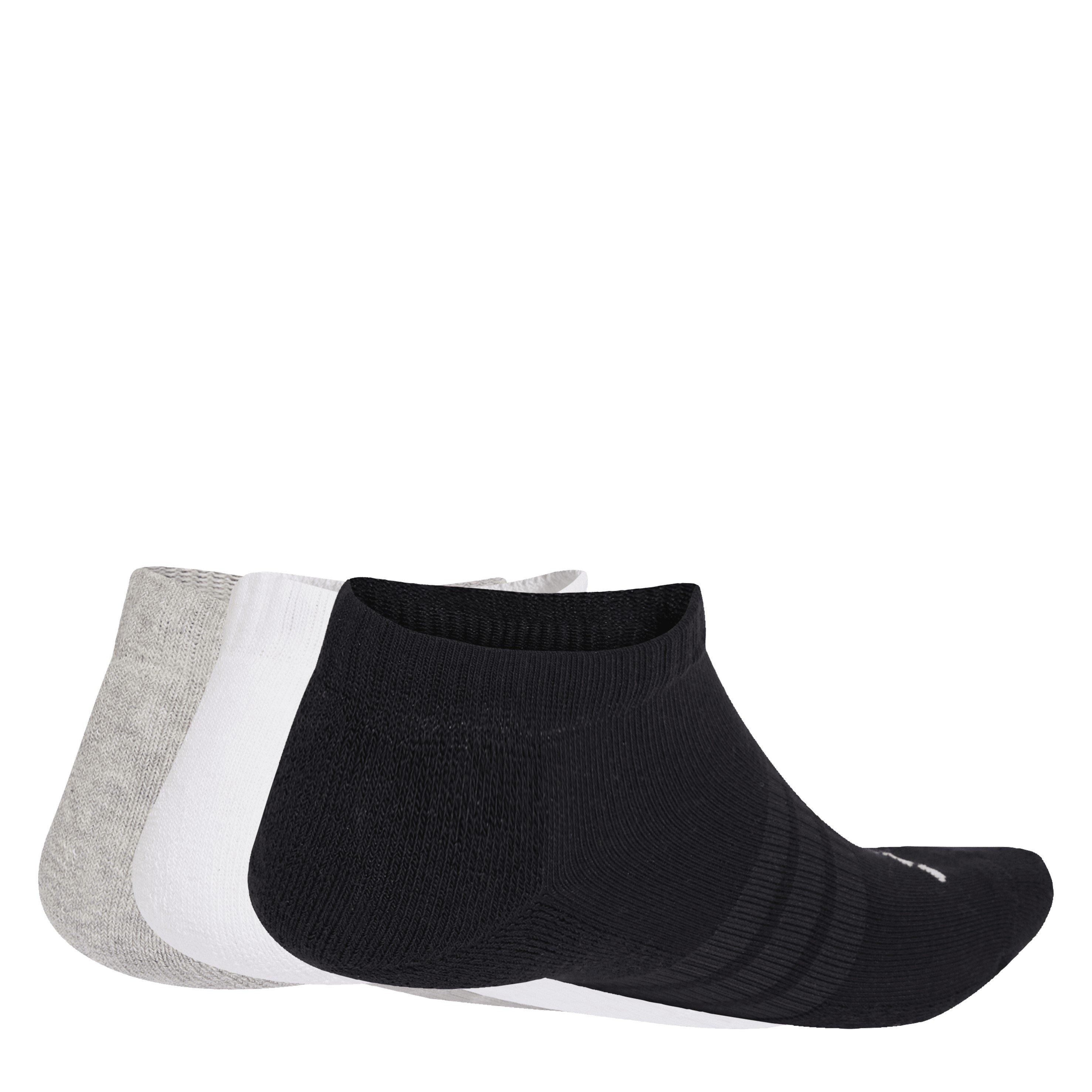 Grau/Wht/Blk - adidas - Thin and Light Sportswear Low-Cut Socks 3 Pairs - 2