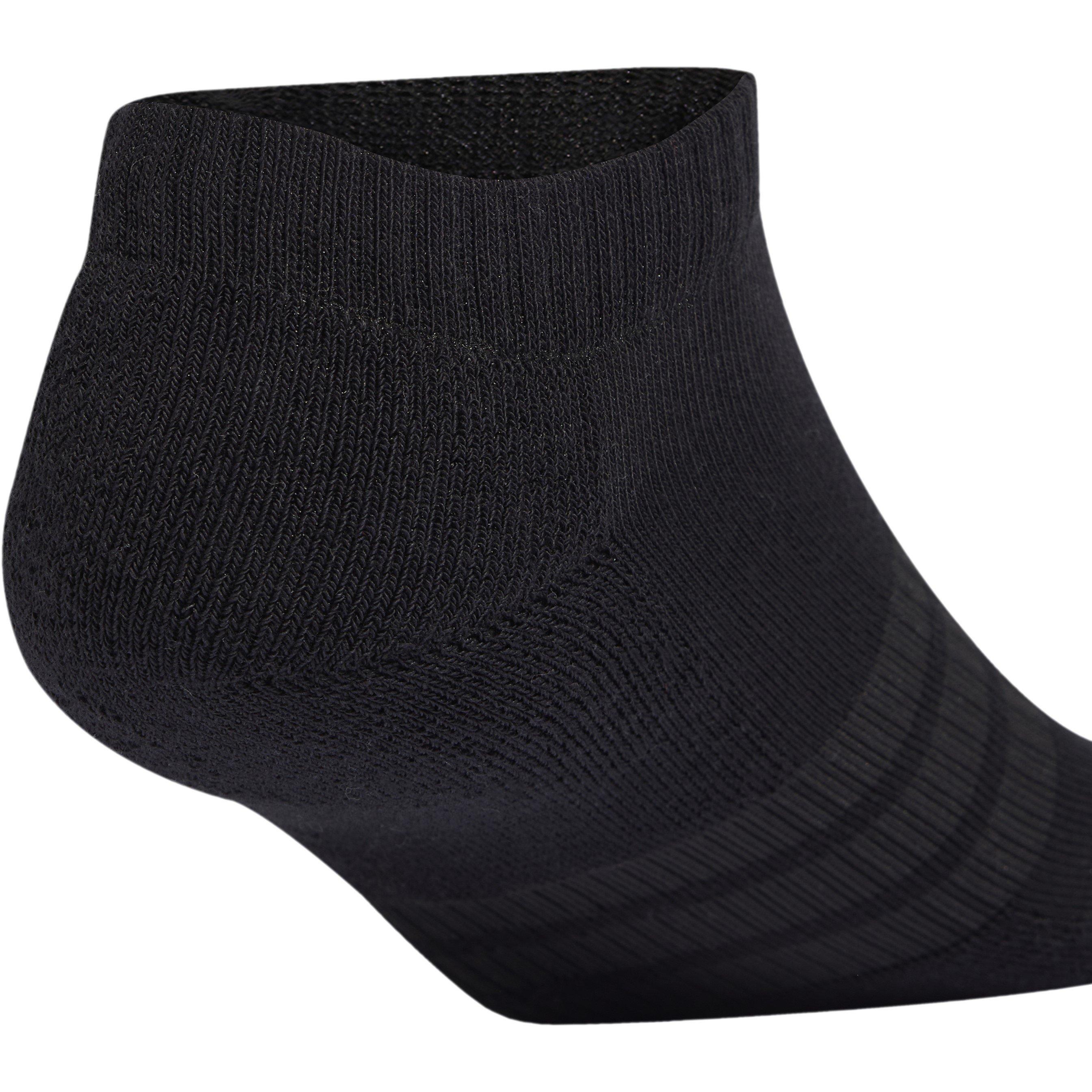 Grau/Wht/Blk - adidas - Thin and Light Sportswear Low-Cut Socks 3 Pairs - 4