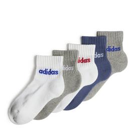 adidas Linear Ankle Socks 5 Pairs Infants