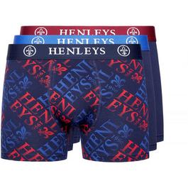 Henleys 3 Pack Boxers