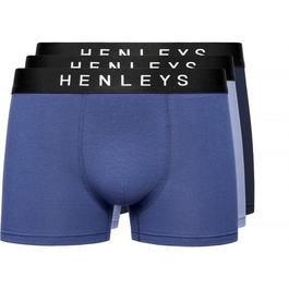 Henleys Ink 3 Pack Boxers