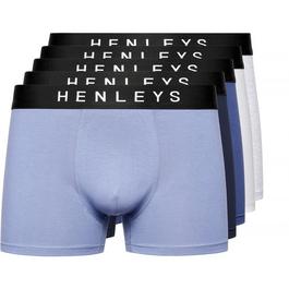 Henleys Ink 5 Pack Boxers