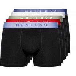 Henleys 5 Pack Boxers