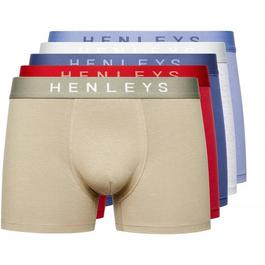 Henleys 5 Pack Boxers