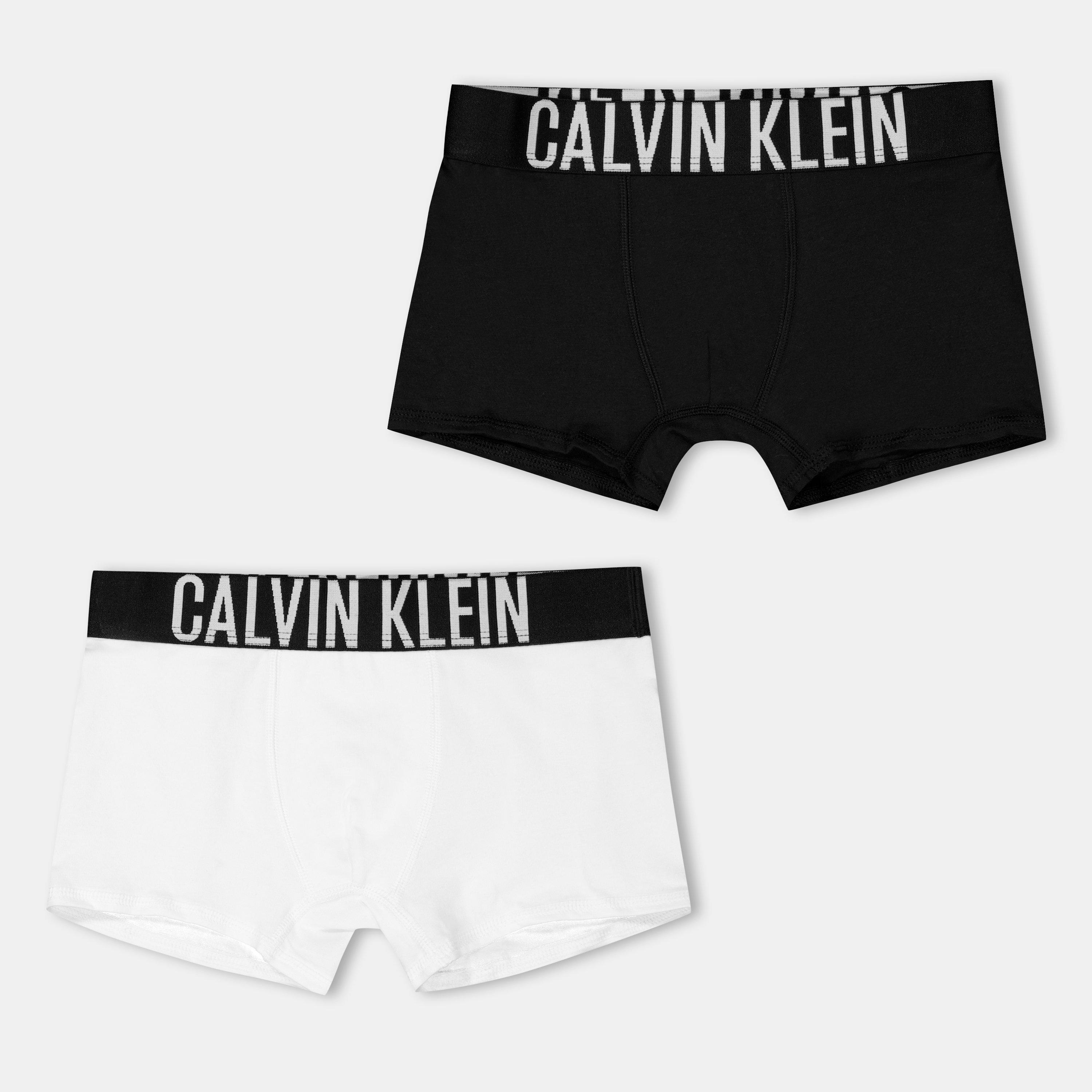 Calvin Klein Jeans Boys Kids' Trunks - Black/Wht 0R9 - 10-12Y