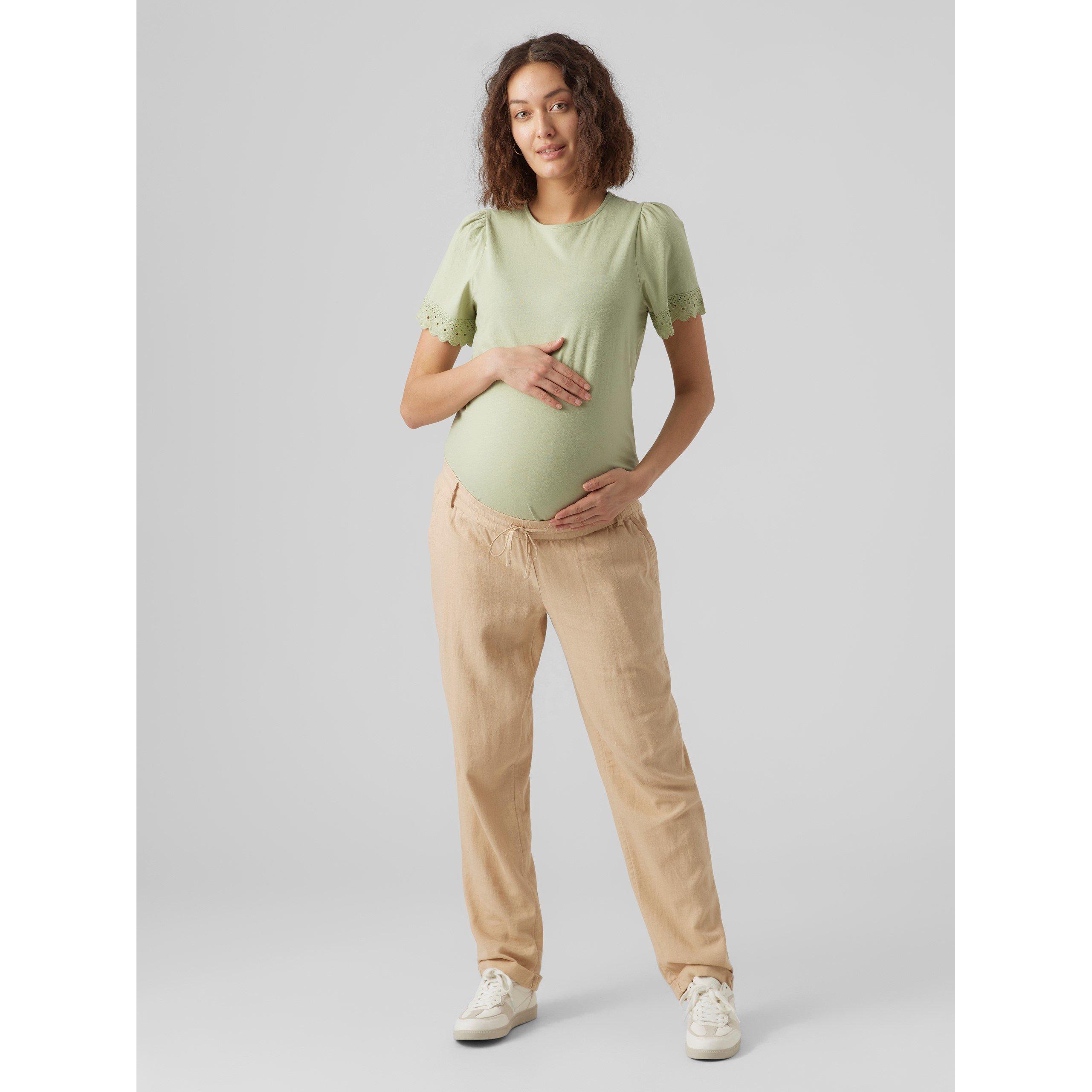 Irish Cream - Mamalicious - Women's Maternity Pyjama Trousers - 2