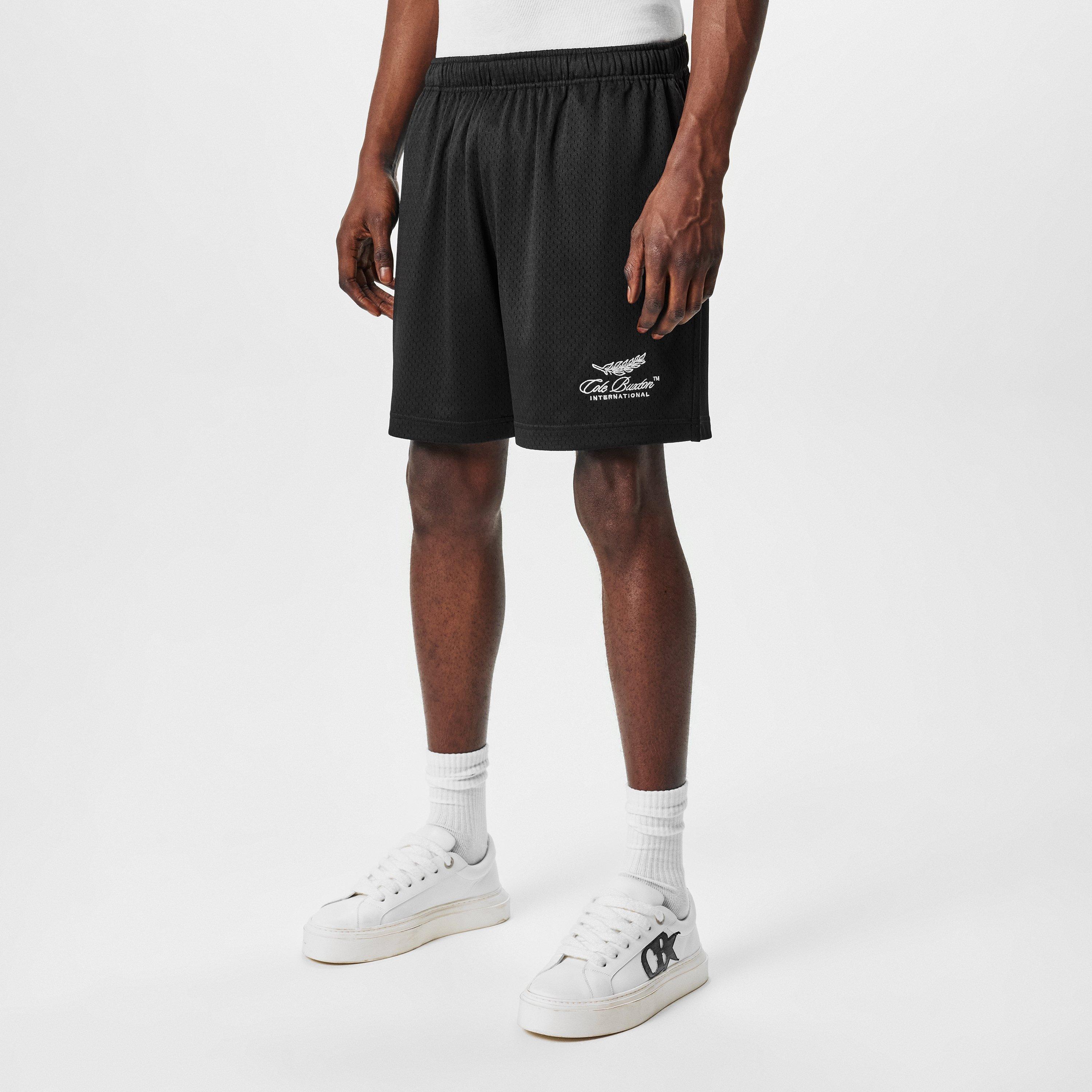 Black - Cole Buxton - Men's Woven Tracksuit Shorts - 3