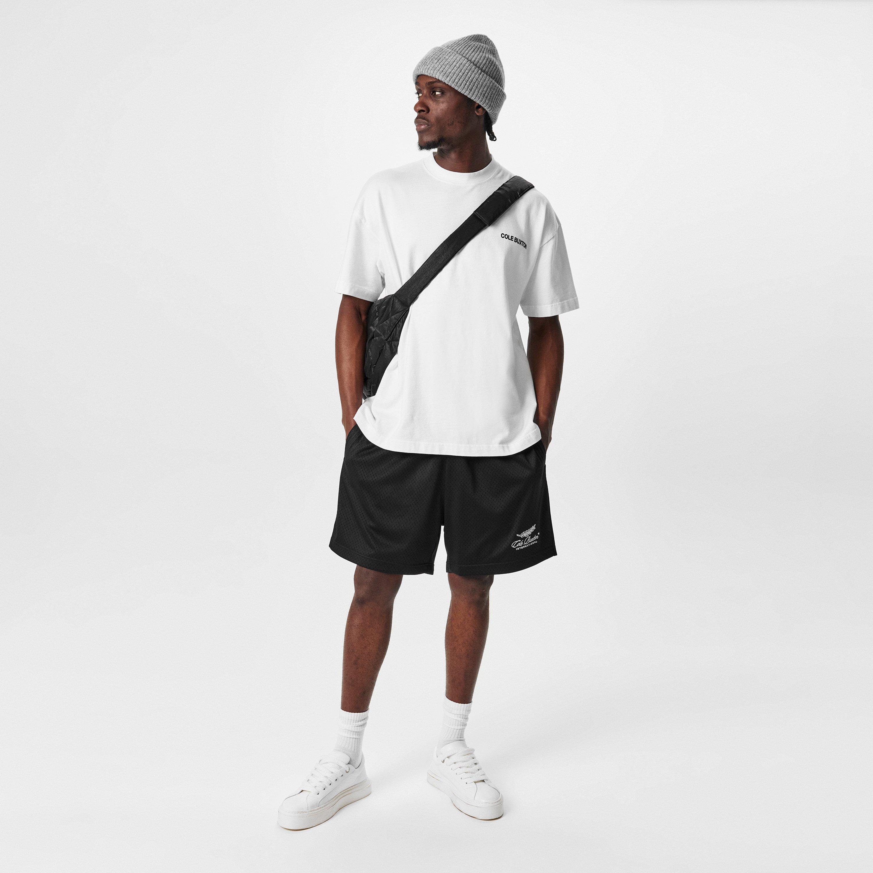 Black - Cole Buxton - Men's Woven Tracksuit Shorts - 6