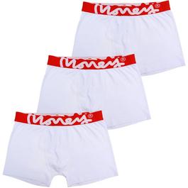 Money Chop White Red 3Pk Trunks