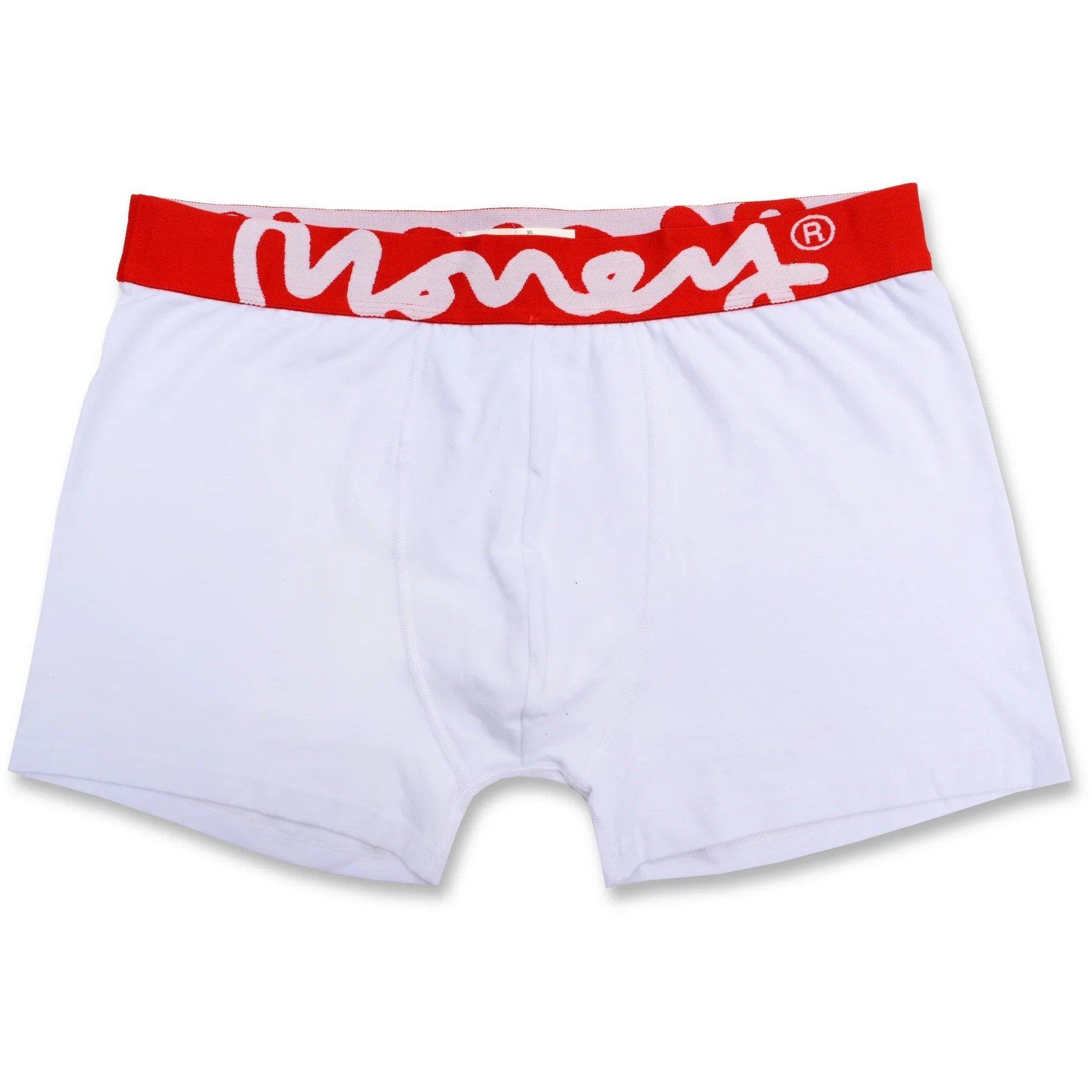 Triple White - Money - Chop White/Red 3Pk Trunks - 2