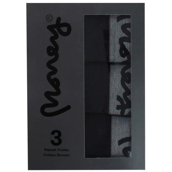 Triplo Nero - Money - Triple Black Repeat 3PK Trunks - 3