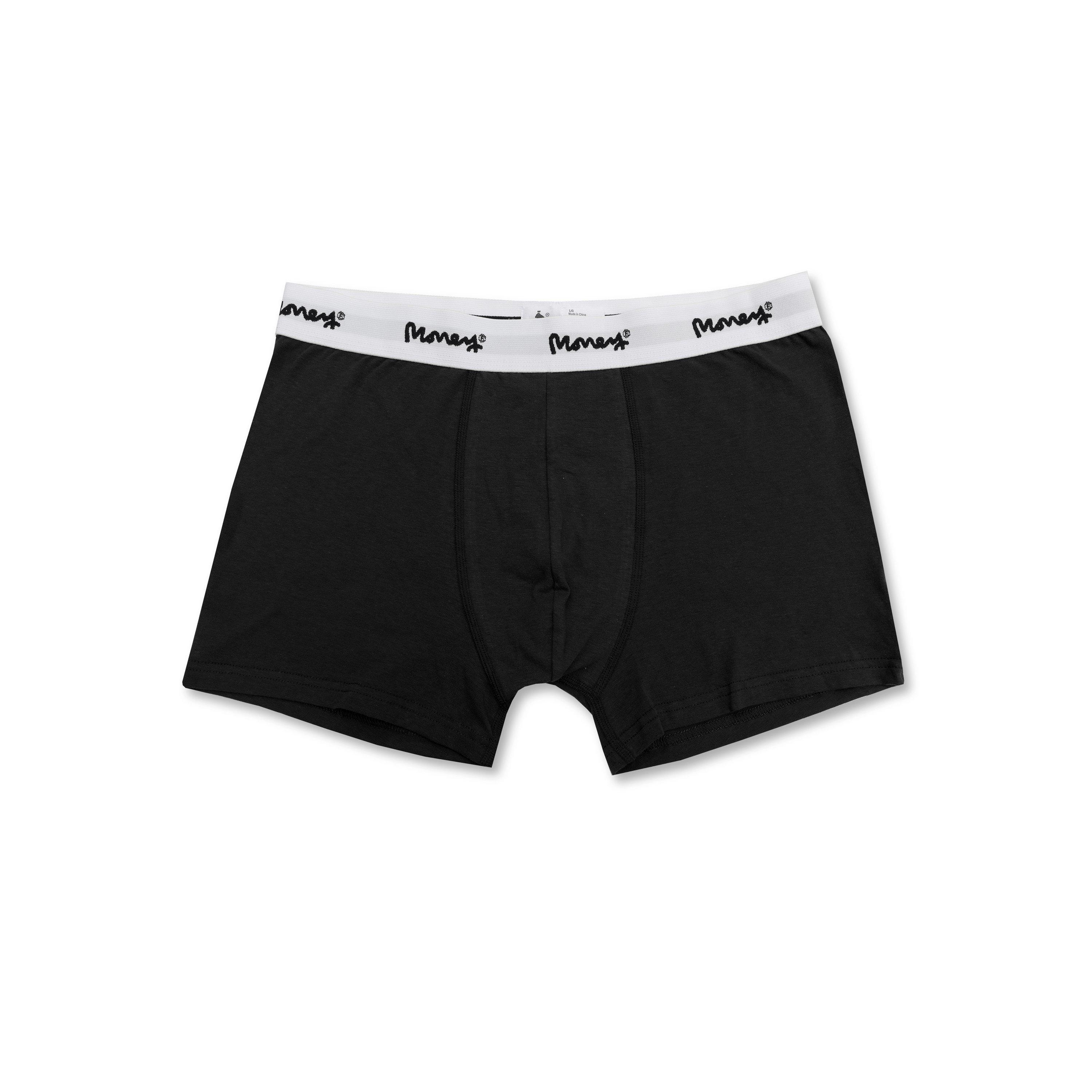 Gry Mrl/Blk/Wht - Money - Classic Repeat 3Pk Trunks - 2