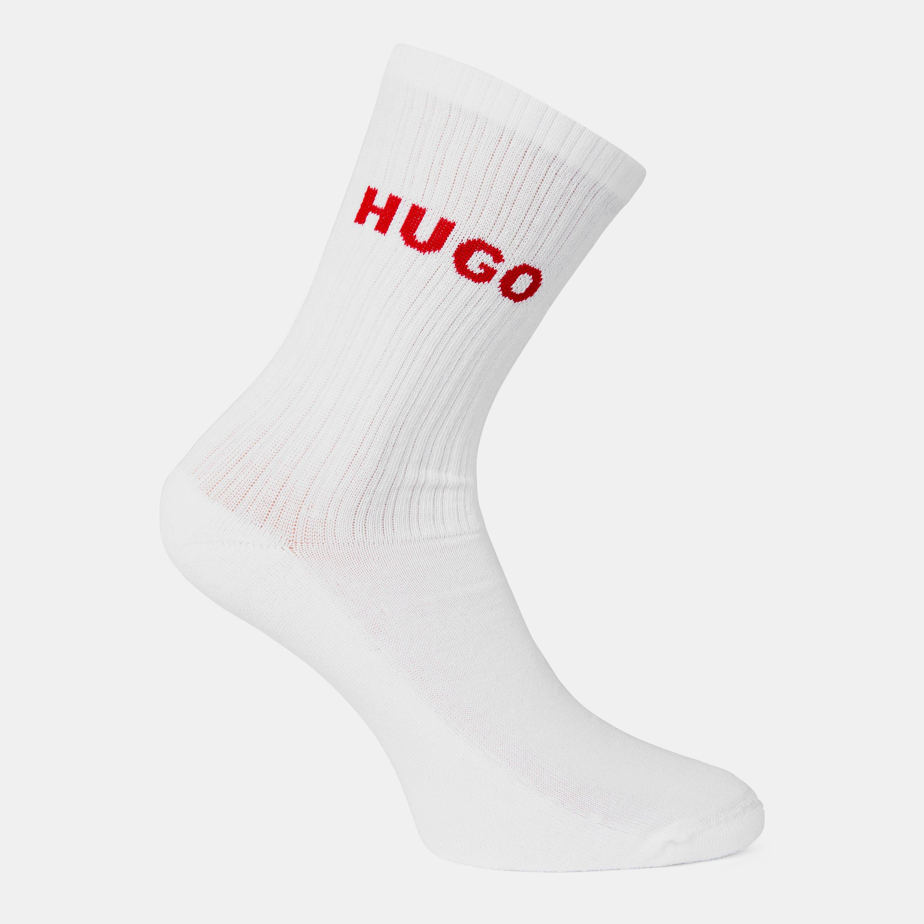 Hugo Women's Crew Socks - White - 35-38