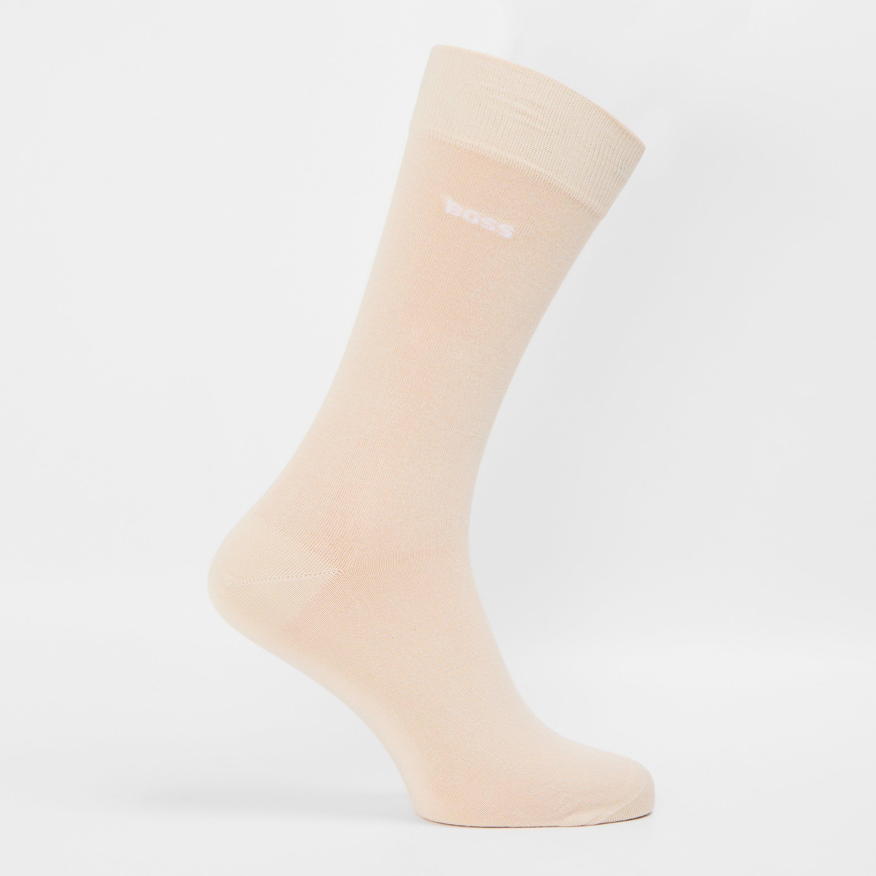 Light Beige 270 - Boss - Men's RS Monogram Crew Socks - 3