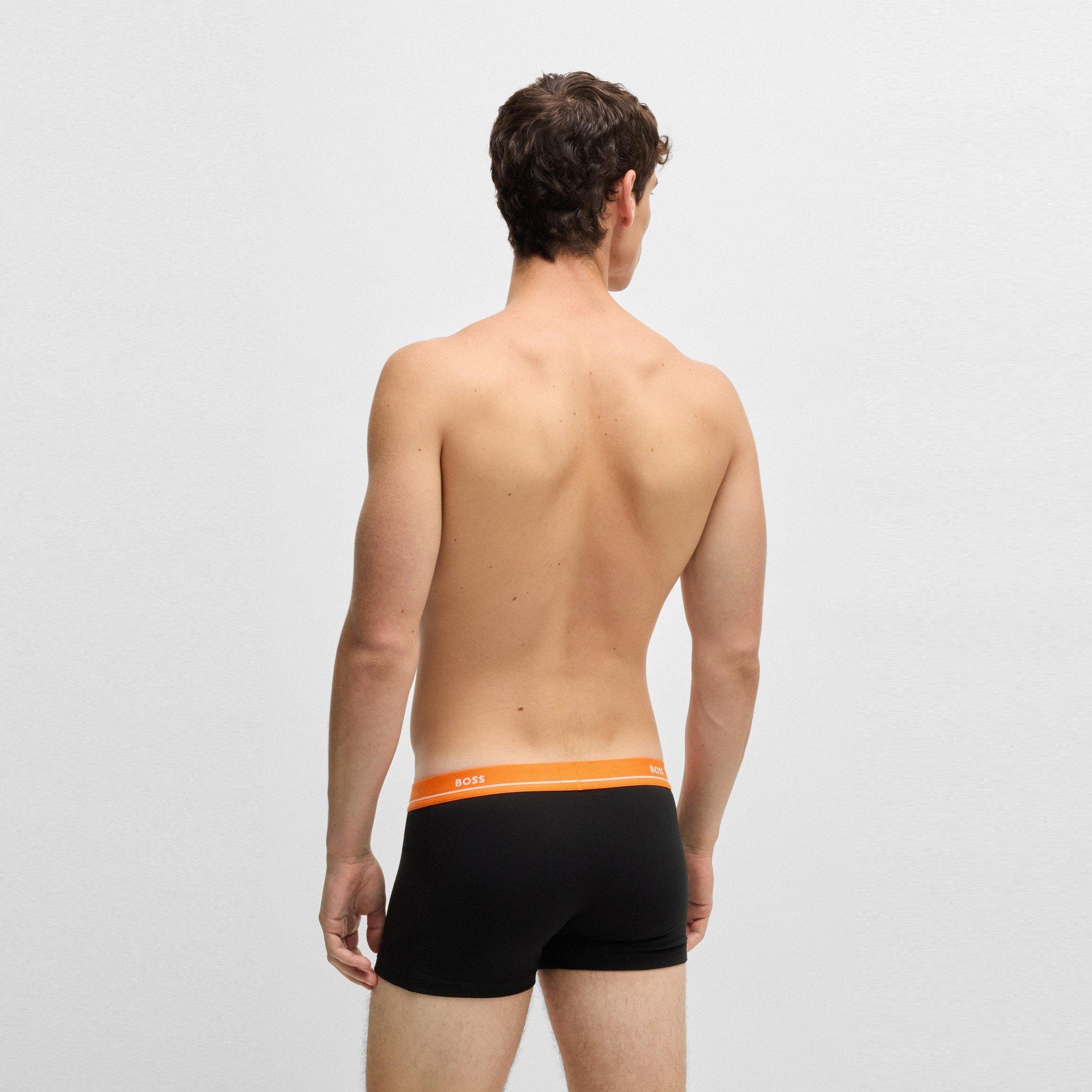 Black/Multi 999 - Boss - Men's Essential Trunks - 5