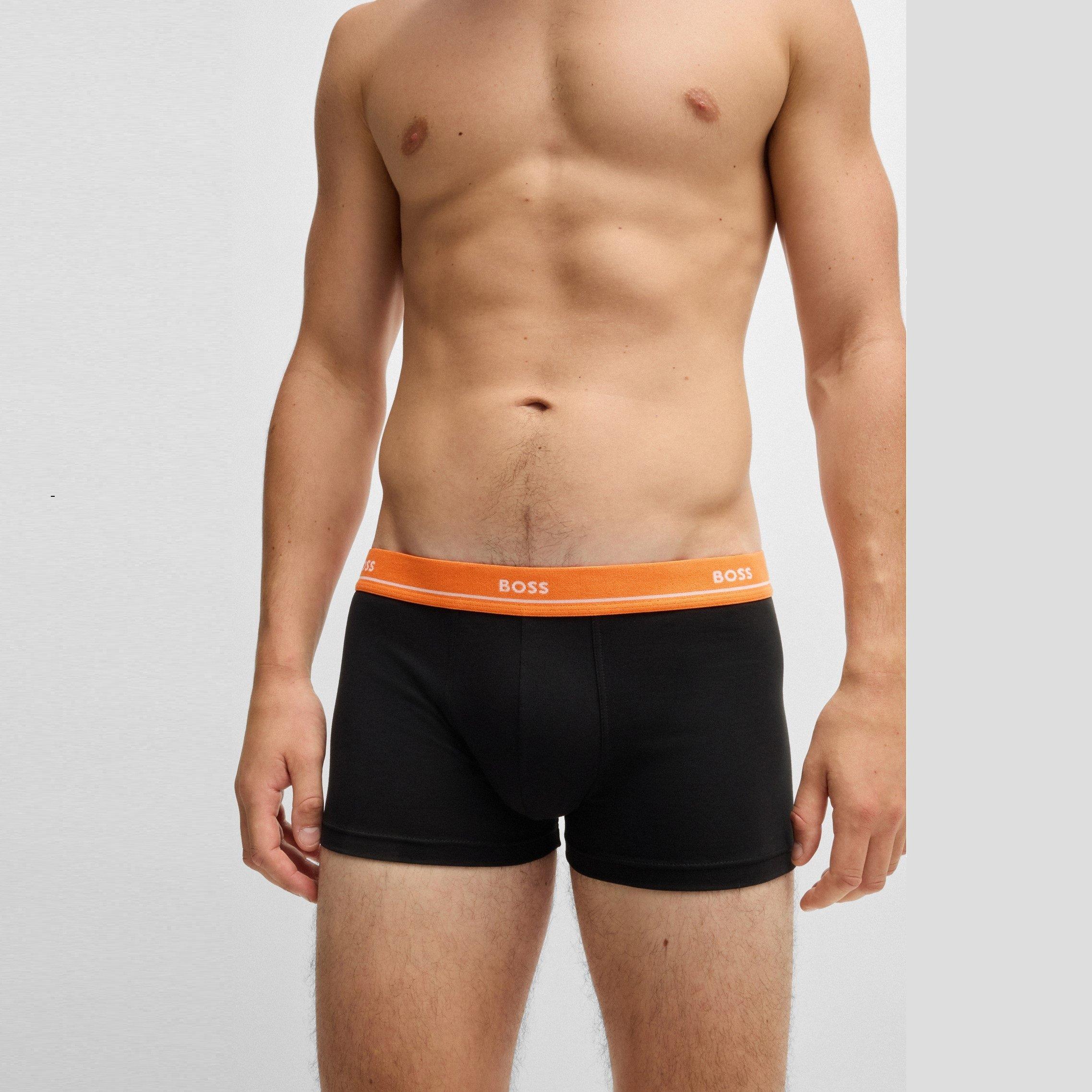 Black/Multi 999 - Boss - Men's Essential Trunks - 6