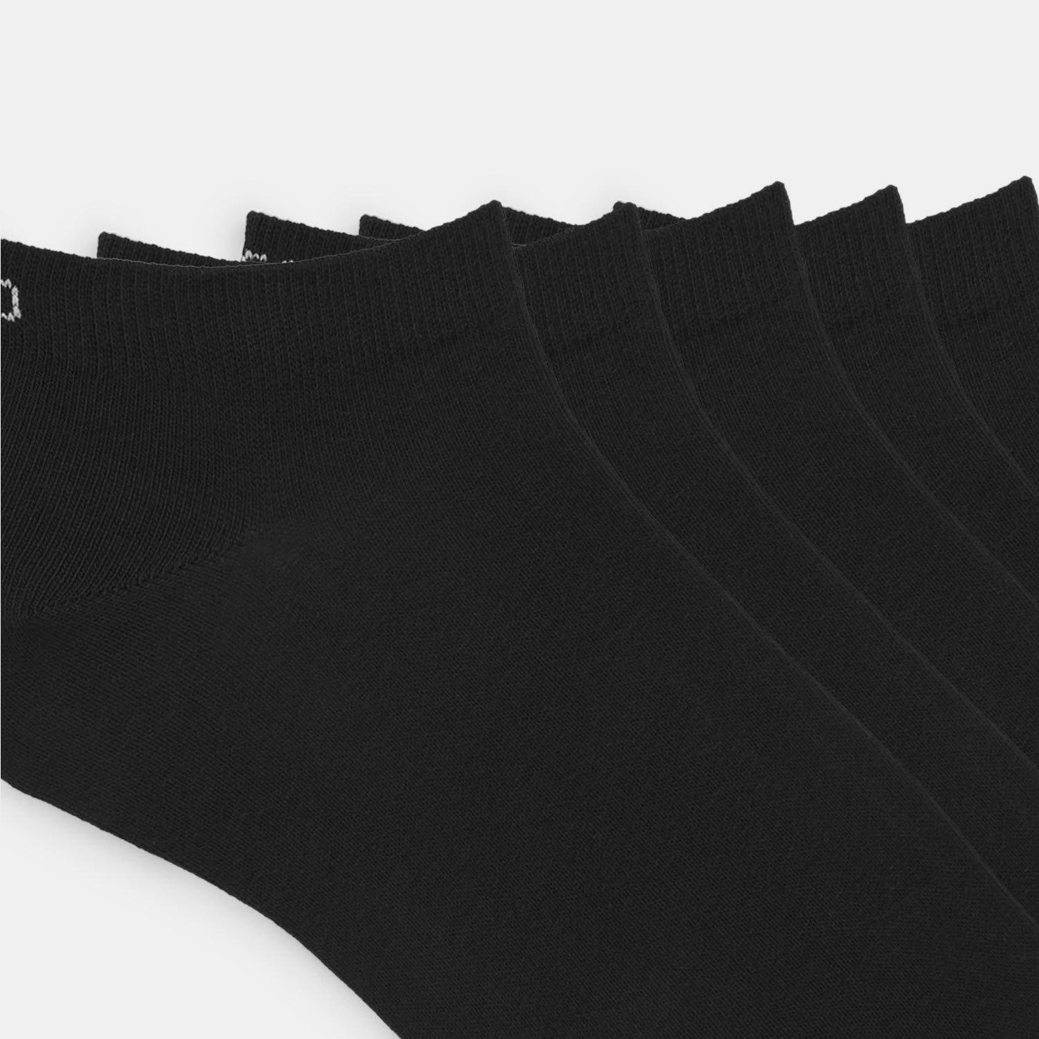 Black 001 - Hugo - Men's 6-Pack Logo Trainer Socks - 2