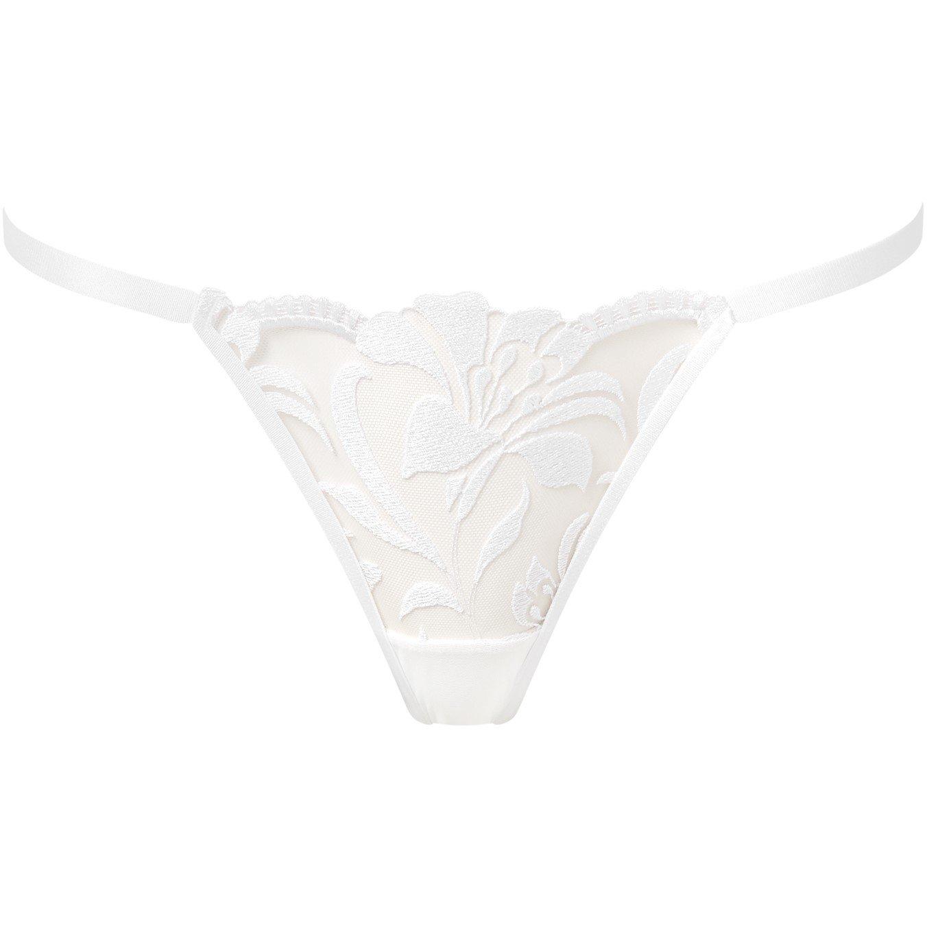 White/Sheer - Bluebella - Leonora Thong - 1