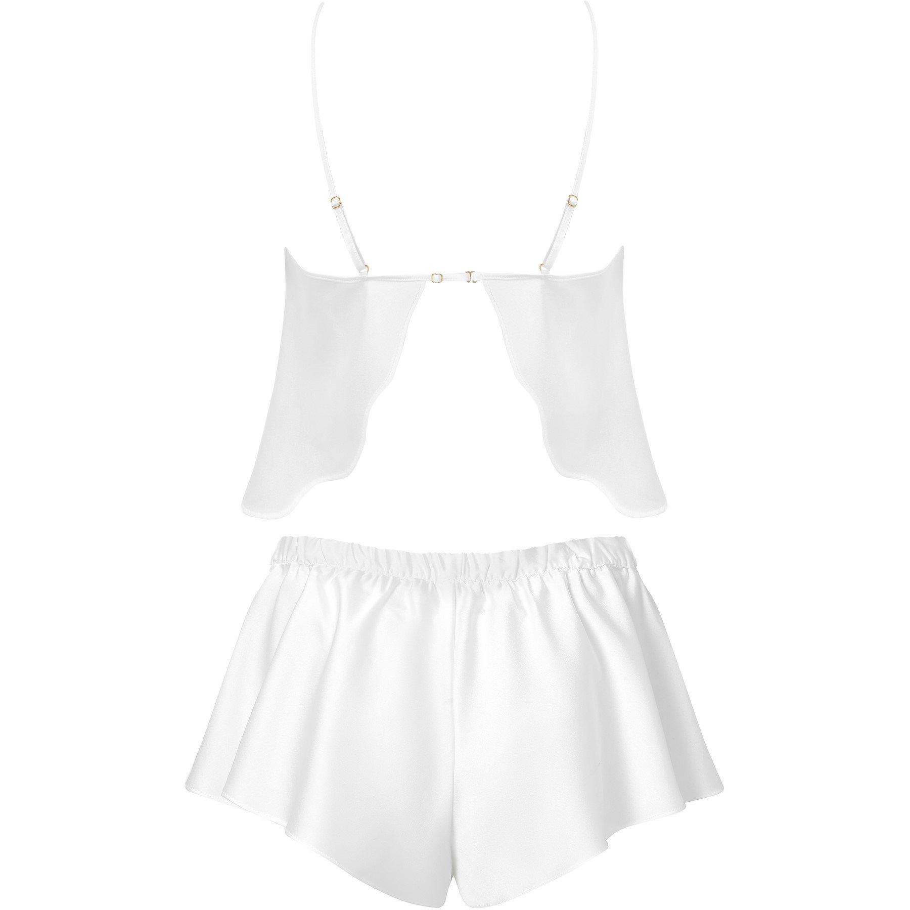 White/Sheer - Bluebella - Leonora Luxury Satin Cami and Short Set - 7