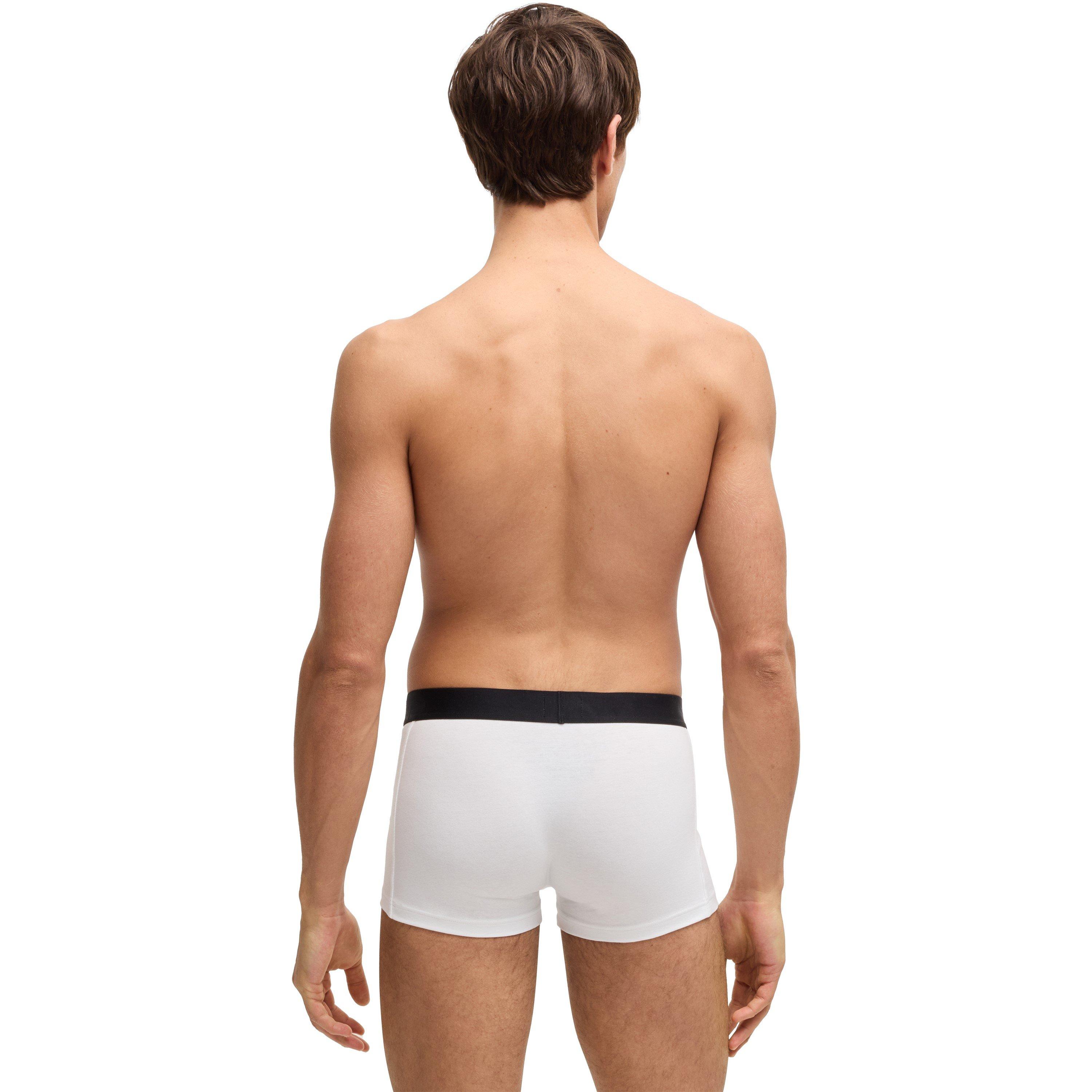 Wit 100 - Boss - Mens BOSS 3 Pack Boxers with Logo Waistband - 3