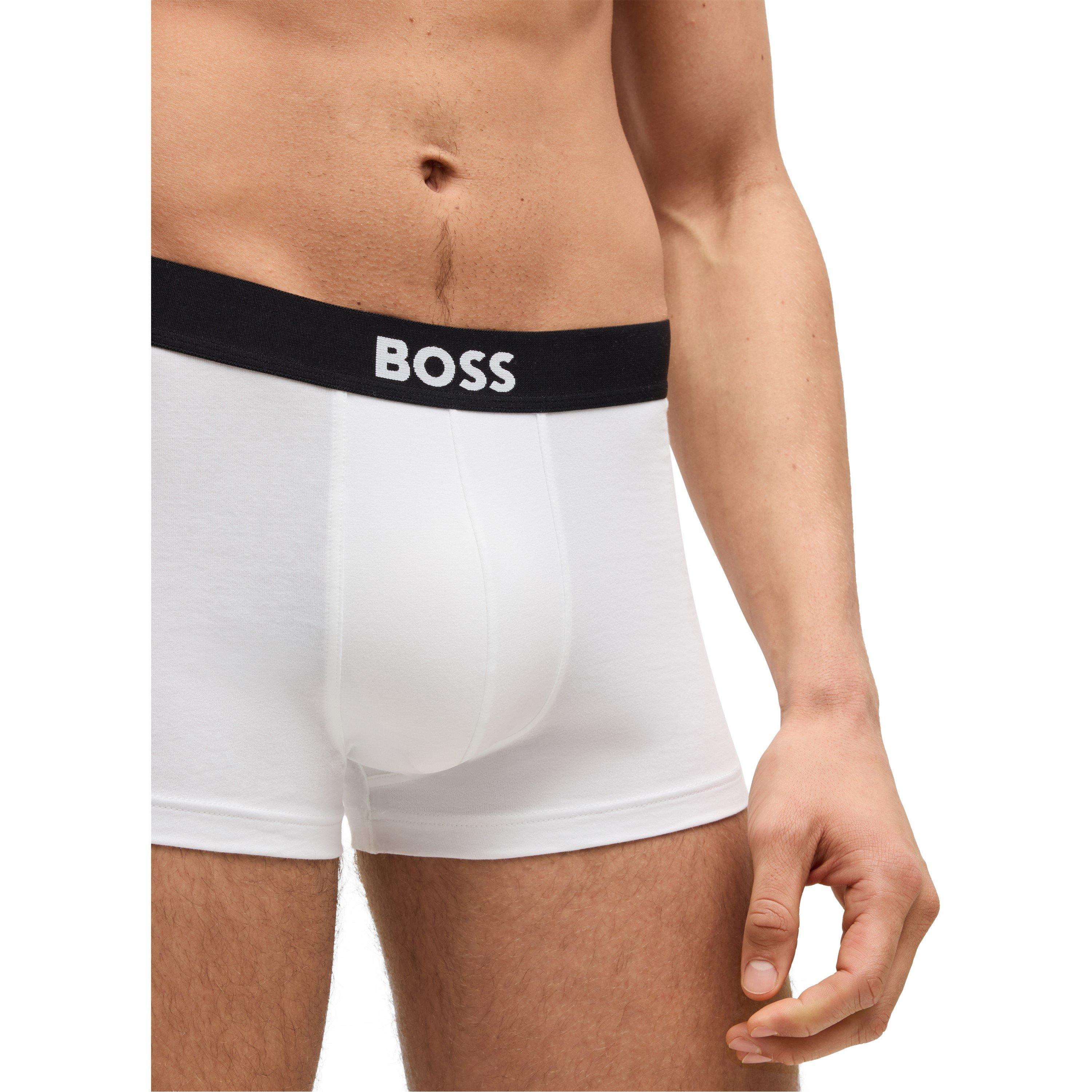 Wit 100 - Boss - Mens BOSS 3 Pack Boxers with Logo Waistband - 5