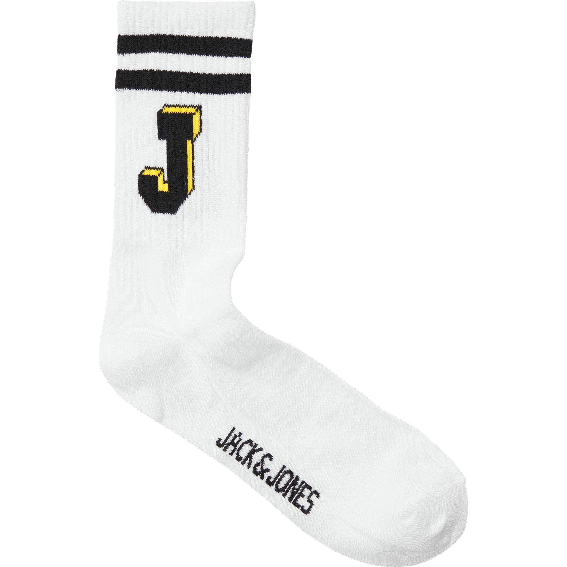 Weiß - Jack and Jones - Men's JJ Tennis Crew Socks - 1