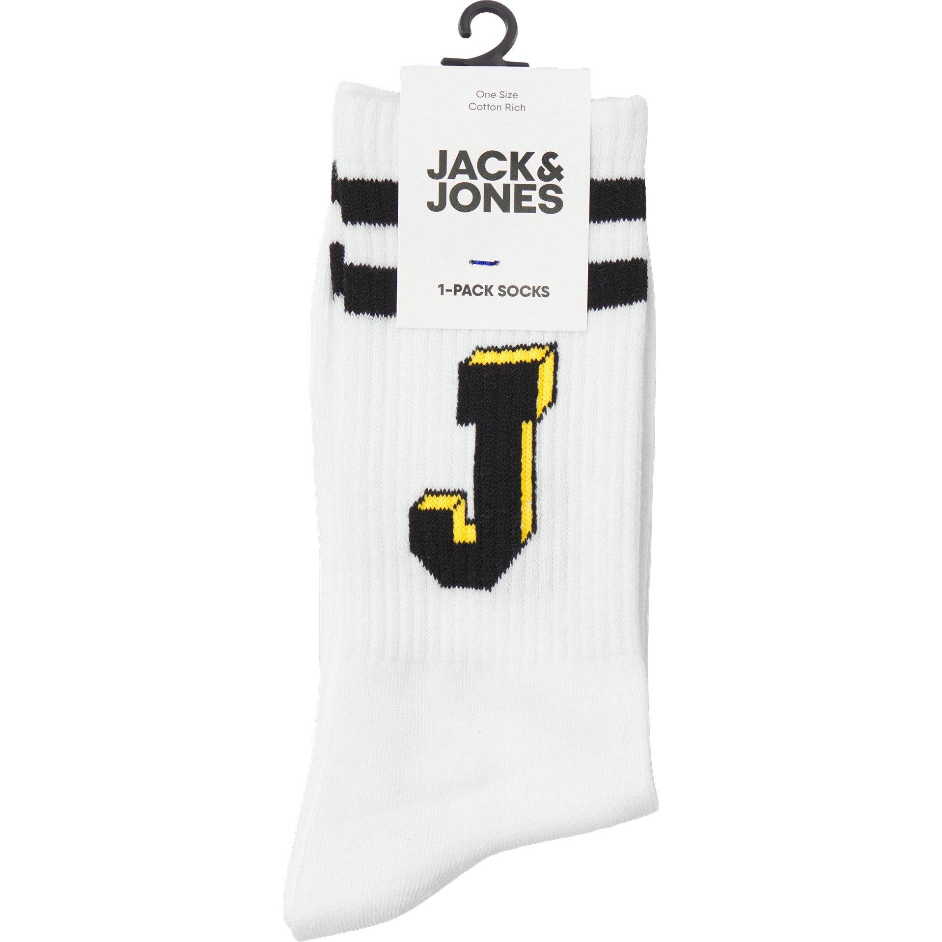 Weiß - Jack and Jones - Men's JJ Tennis Crew Socks - 2