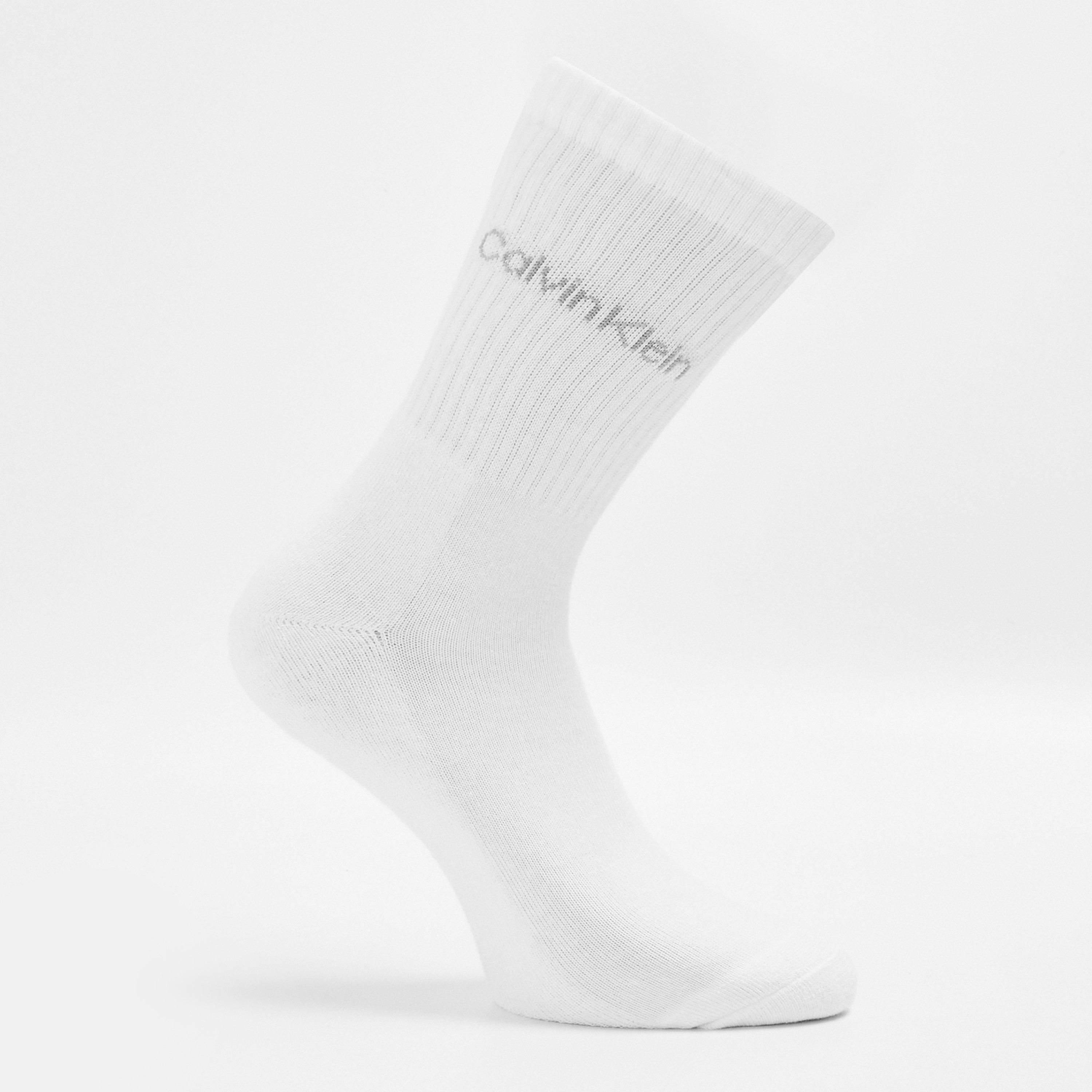 Weiß - Calvin Klein - Logo Crew Socks 3-Pack Womens - 3