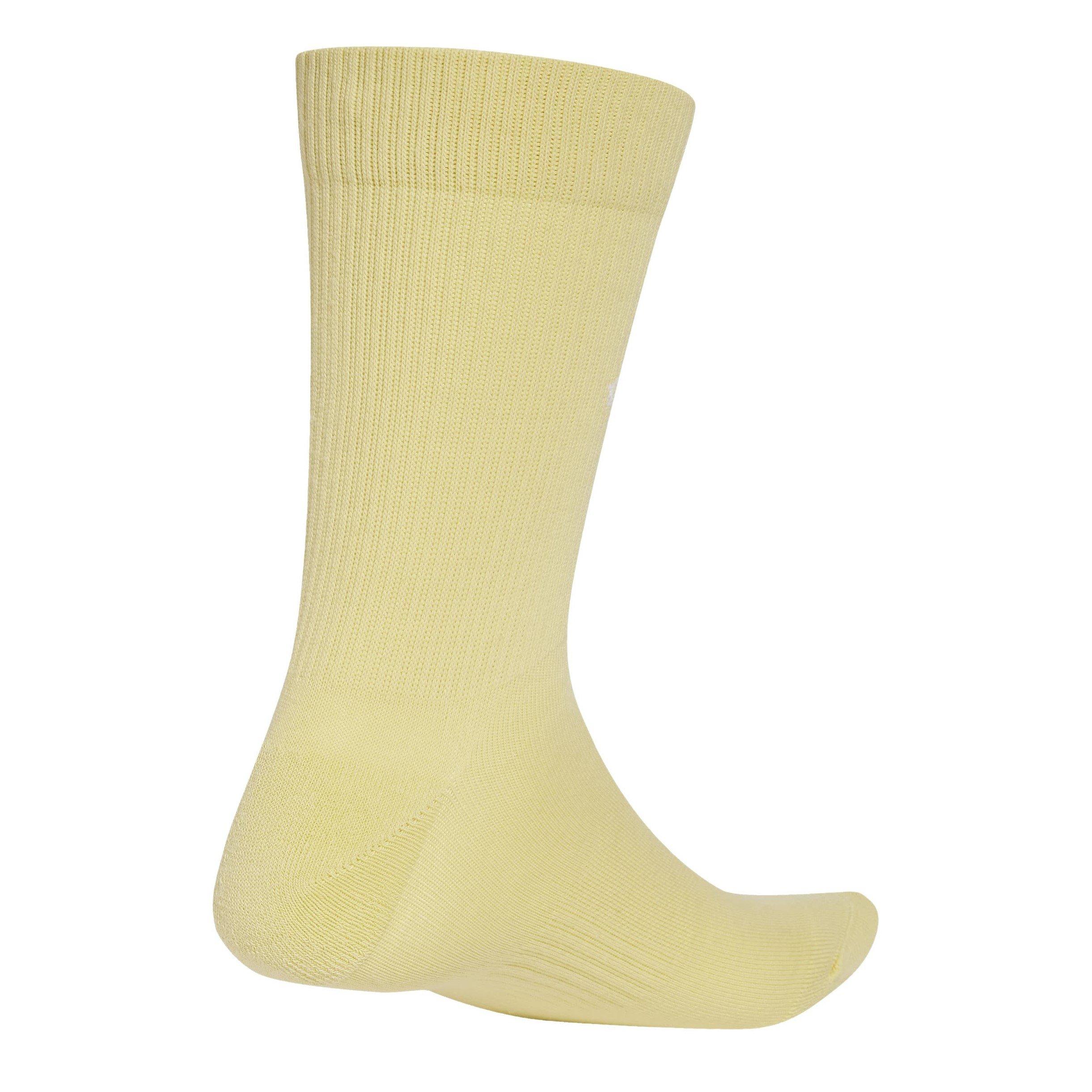 Wht/Pink/Yellow - adidas - Logo Socks 3 Pairs - 2