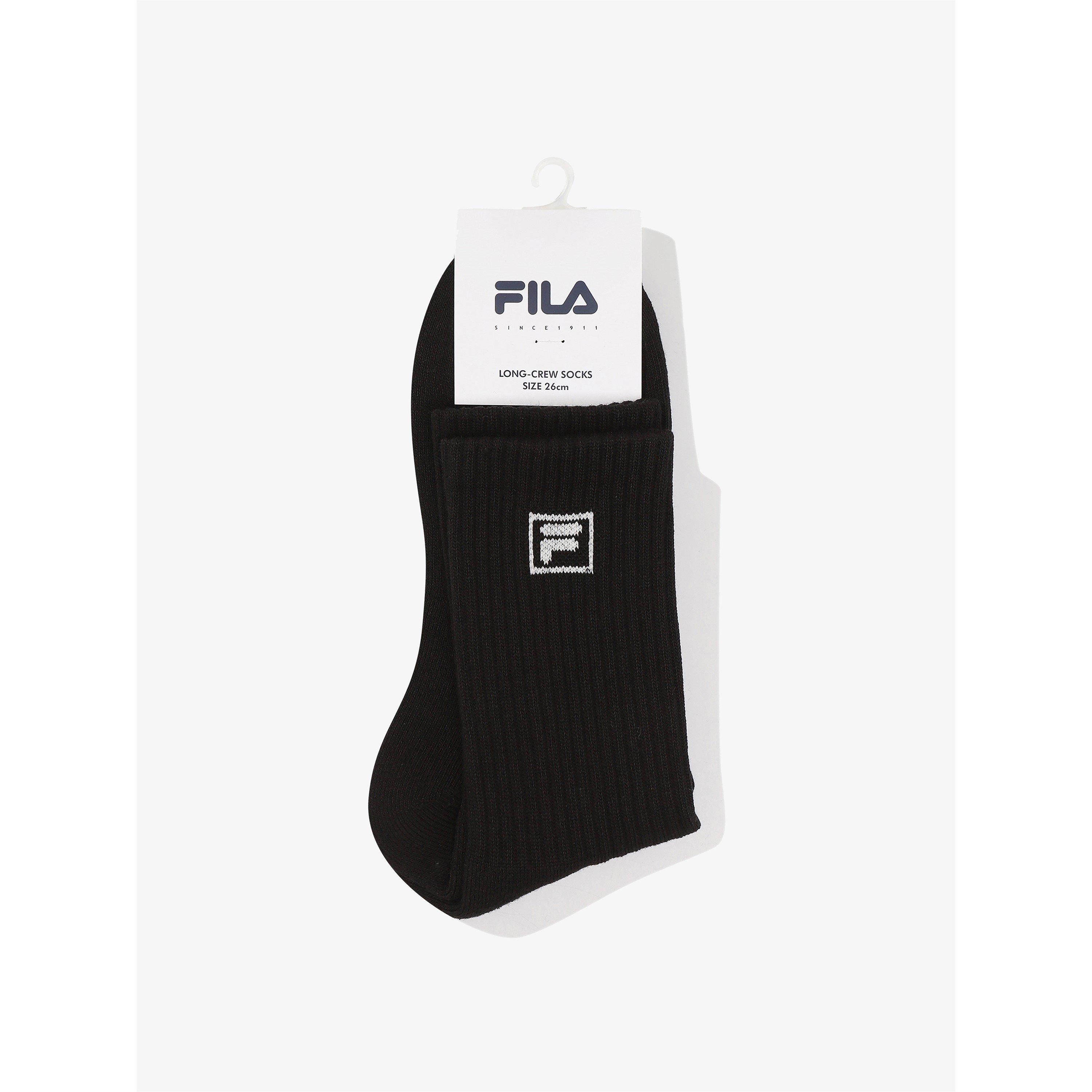 BLACK - Fila - Box Cush LC Crew Socks - 2