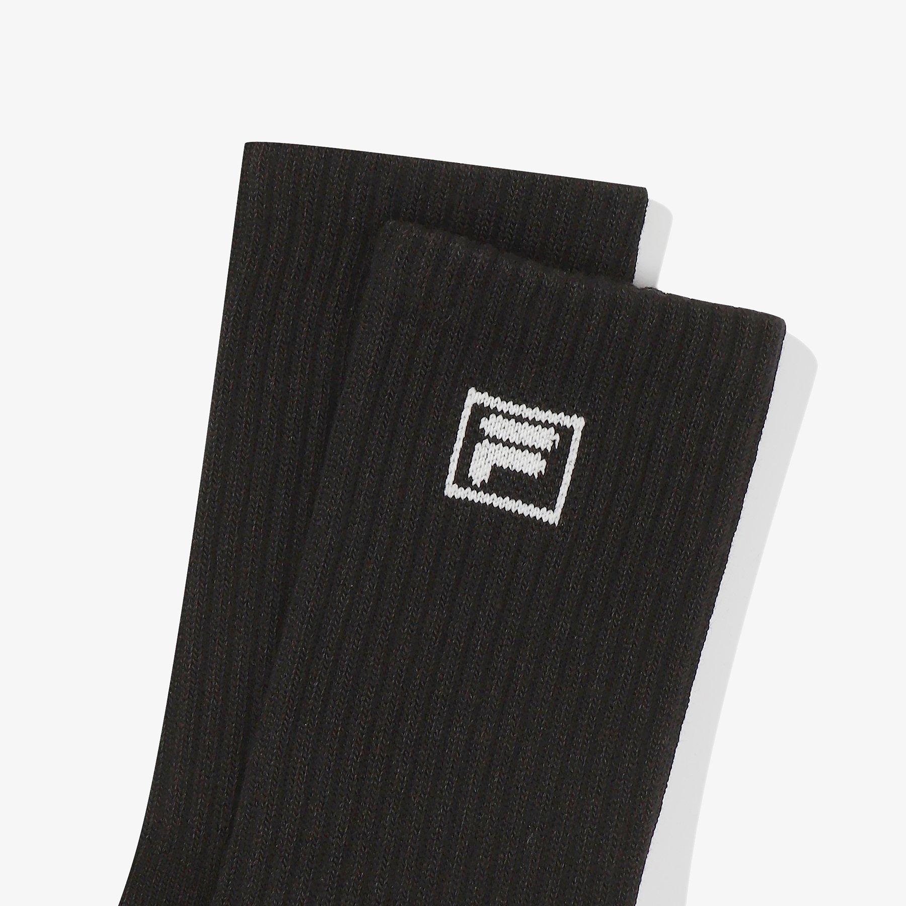 BLACK - Fila - Box Cush LC Crew Socks - 3