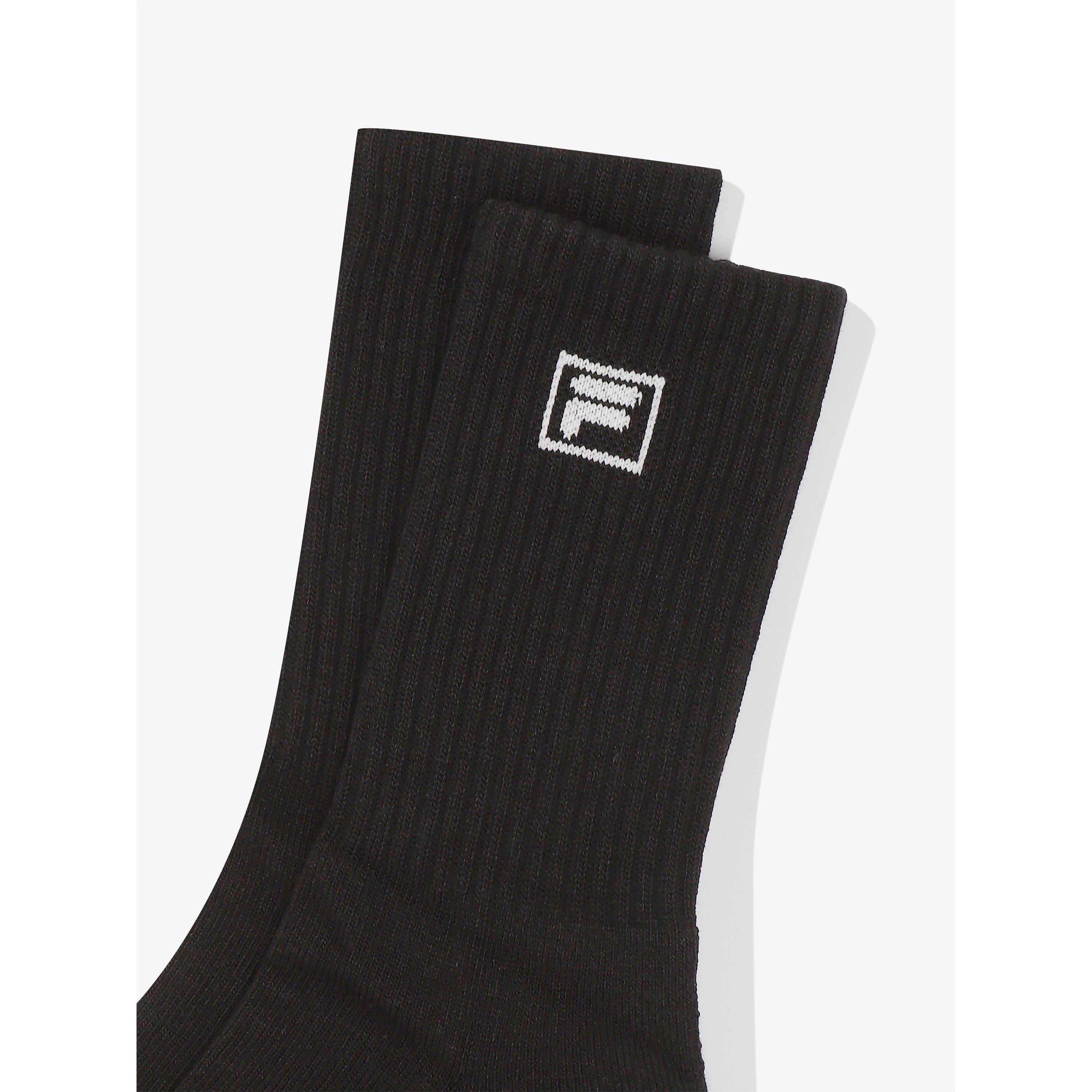BLACK - Fila - Box Cush LC Crew Socks - 4
