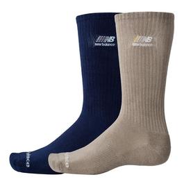 New Balance Logo Crew Socks 2Pk 53