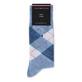 Tommy Hilfiger Sock Check 2P Sn99