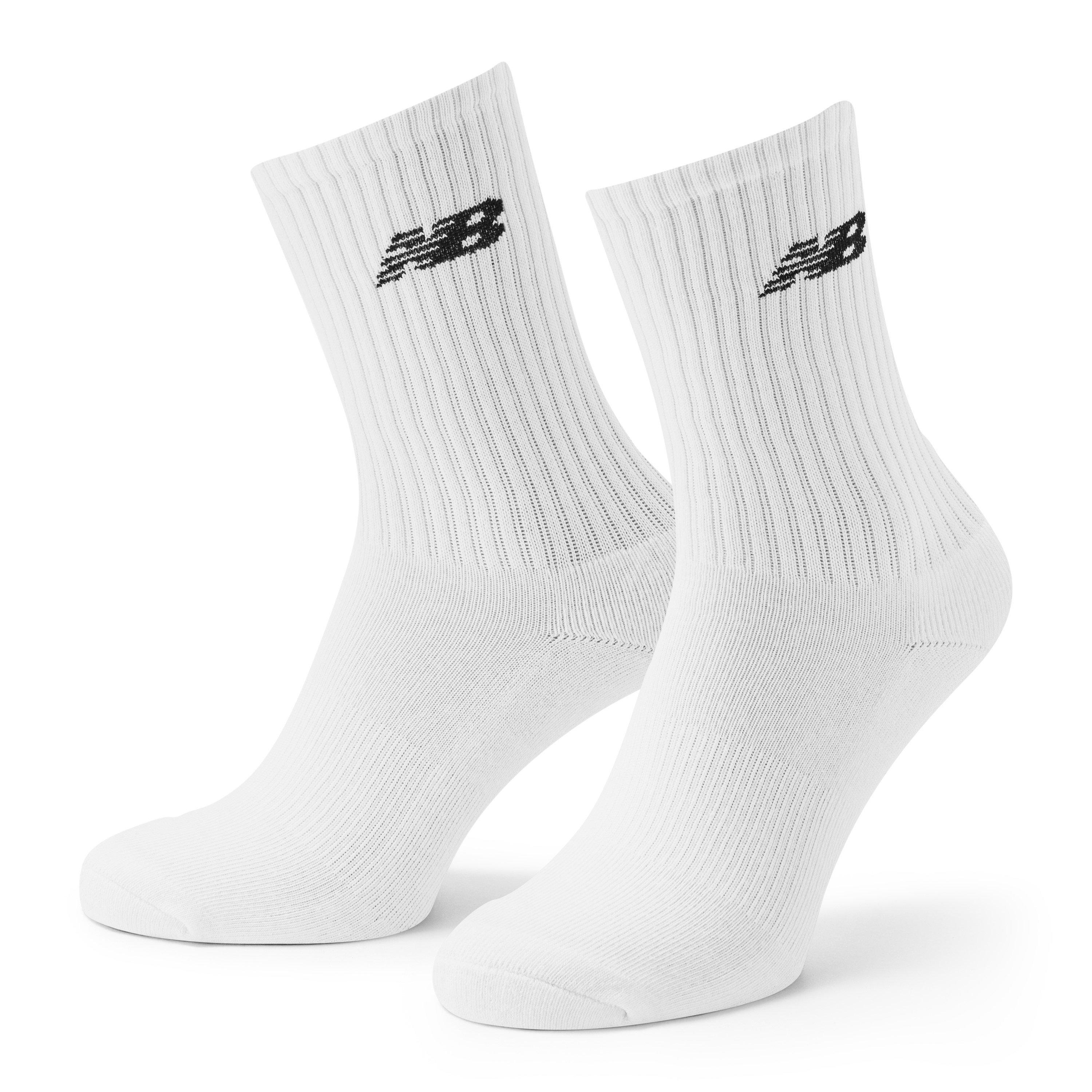 White - New Balance - Everyday Crew Socks 3-Pack Adults - 2