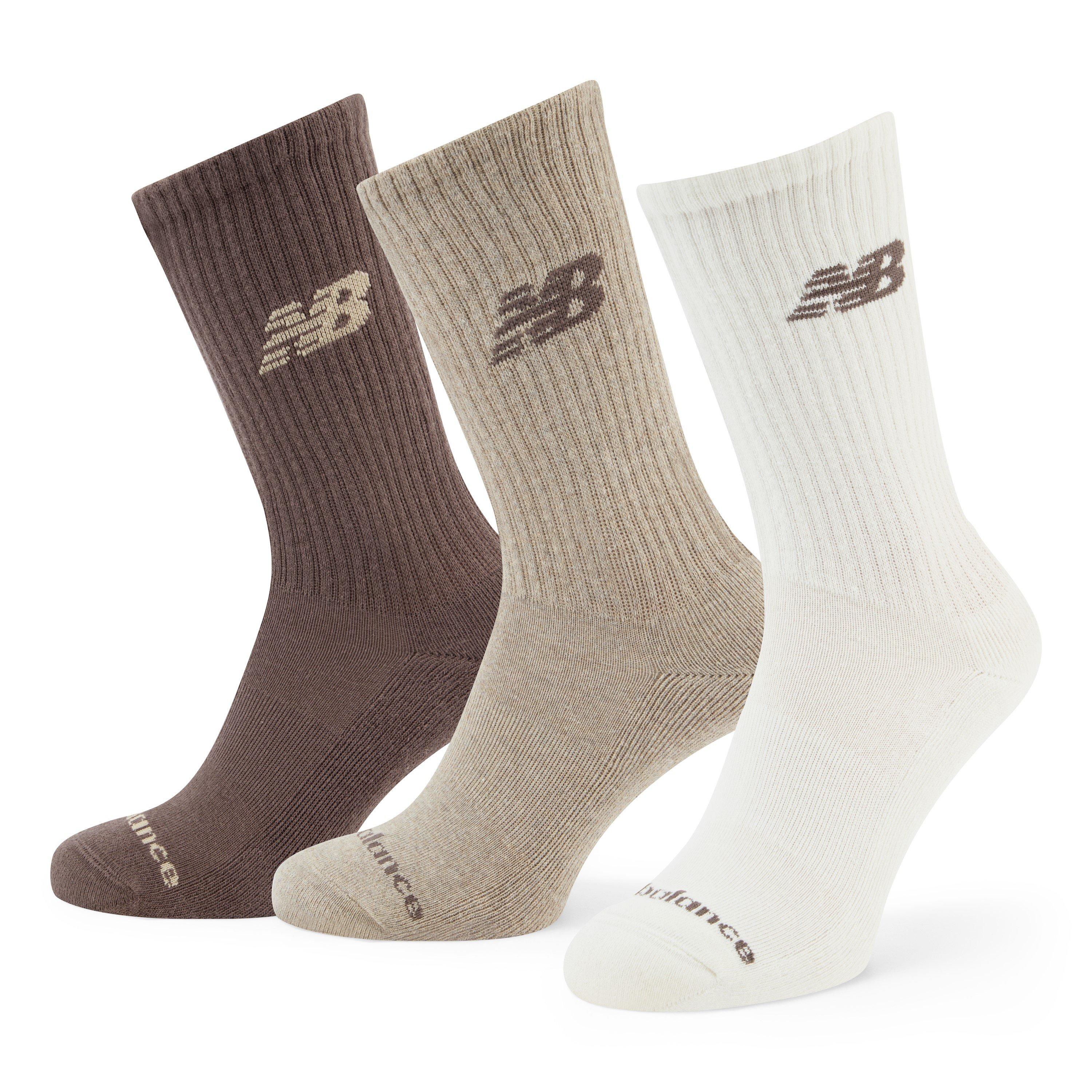Earth Tones - New Balance - Everyday Crew Socks 3-Pack Adults - 2