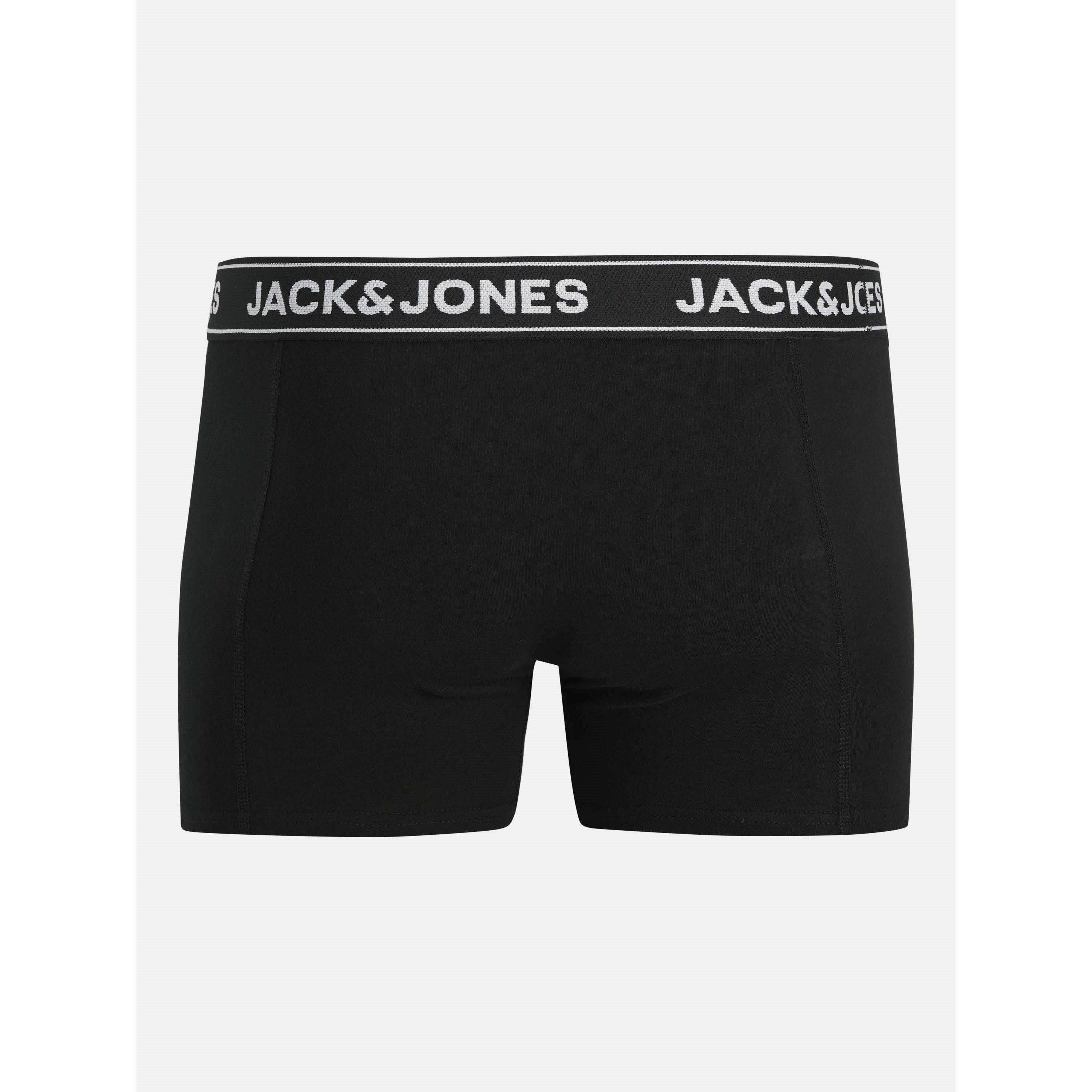 Zwart - Jack and Jones - 7-Pack Boxer Trunk Mens - 3