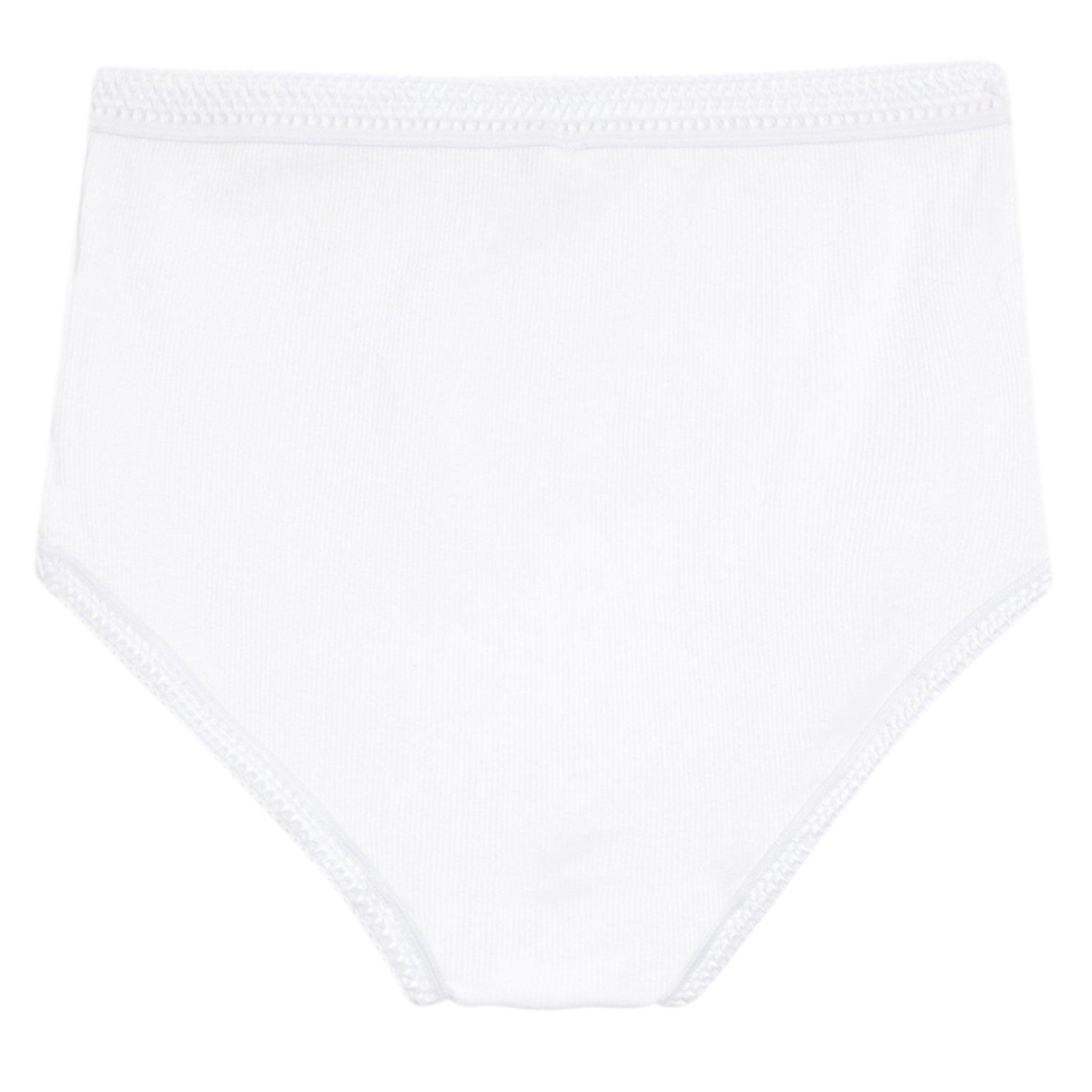 White - Be You - Pack Ribbed Full Brief - 3