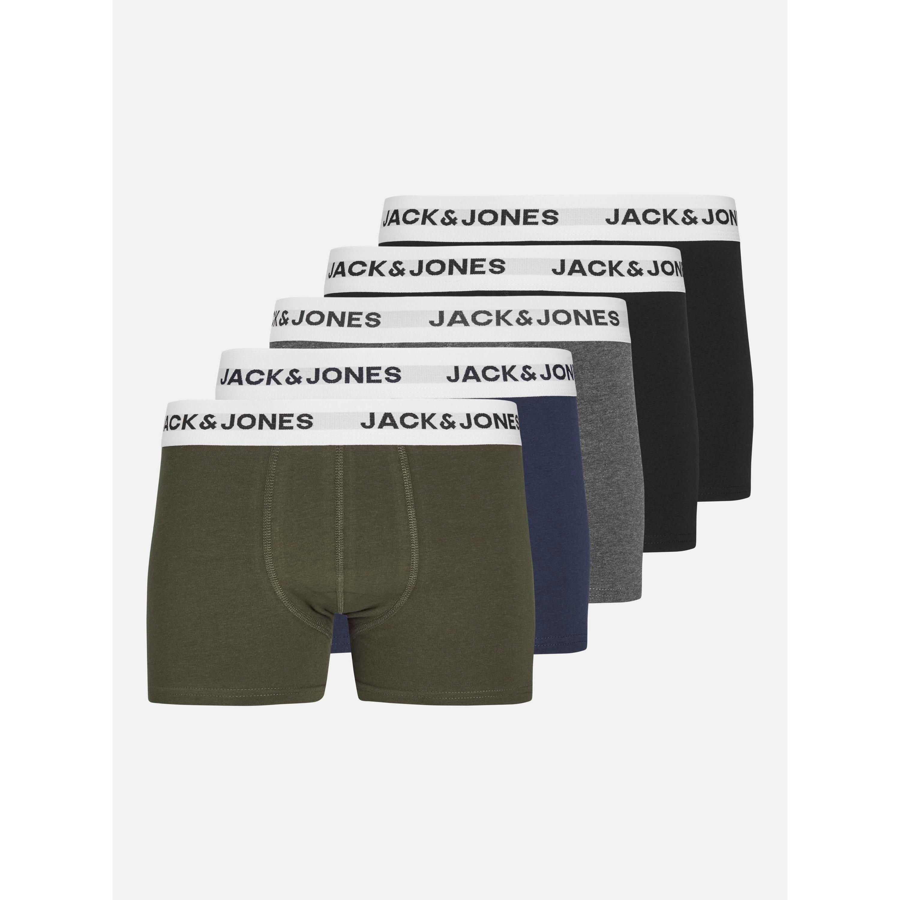 Jack And Jones Boys Kids' White Waistband Trunks - Black - 10 Years