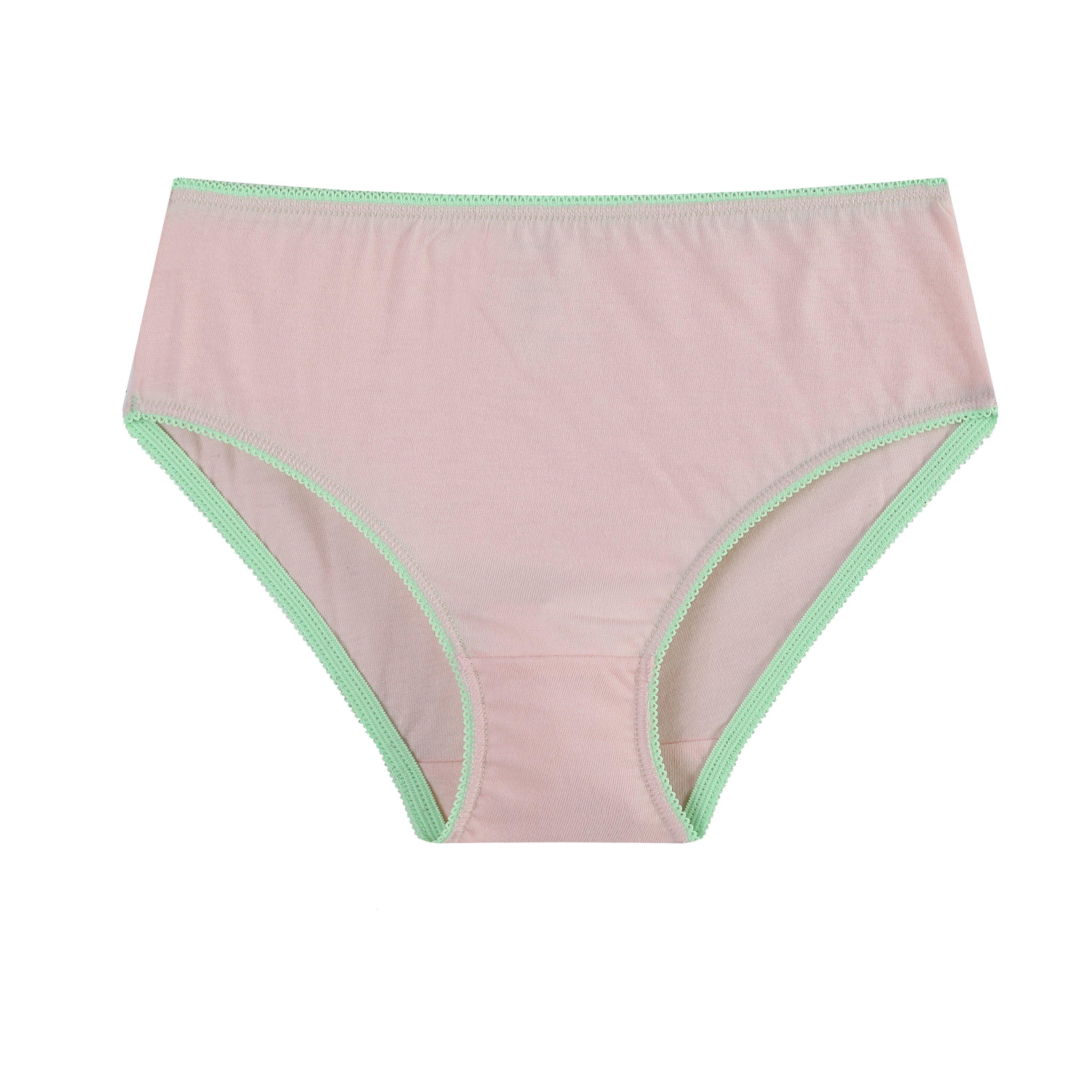 PNK/MNT/WHTE/YE - Be You - Younger Girls 7 Pack Butterfly Briefs - 8