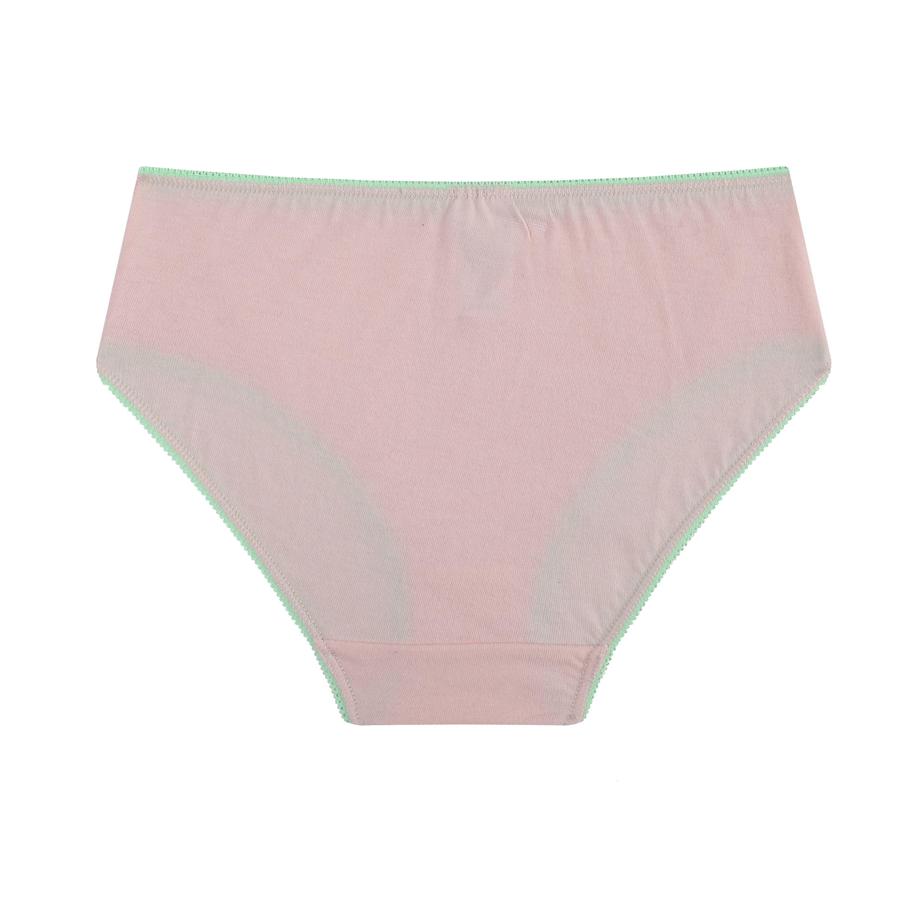 PNK/MNT/WHTE/YE - Be You - Younger Girls 7 Pack Butterfly Briefs - 9